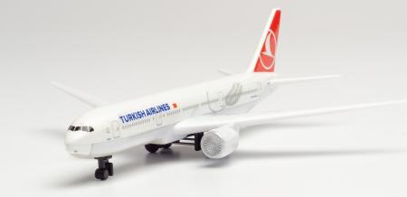 Spielzeugmodellflugzeug Turkish Airlines Boeing B777-300ER