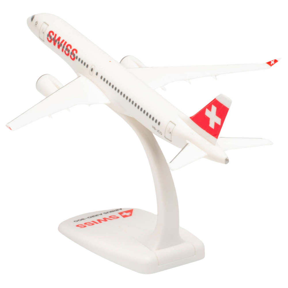 Preview: Swiss International Air Lines Airbus A220-300 1:200 Herpa Snap-Fit Flugzeugmodell