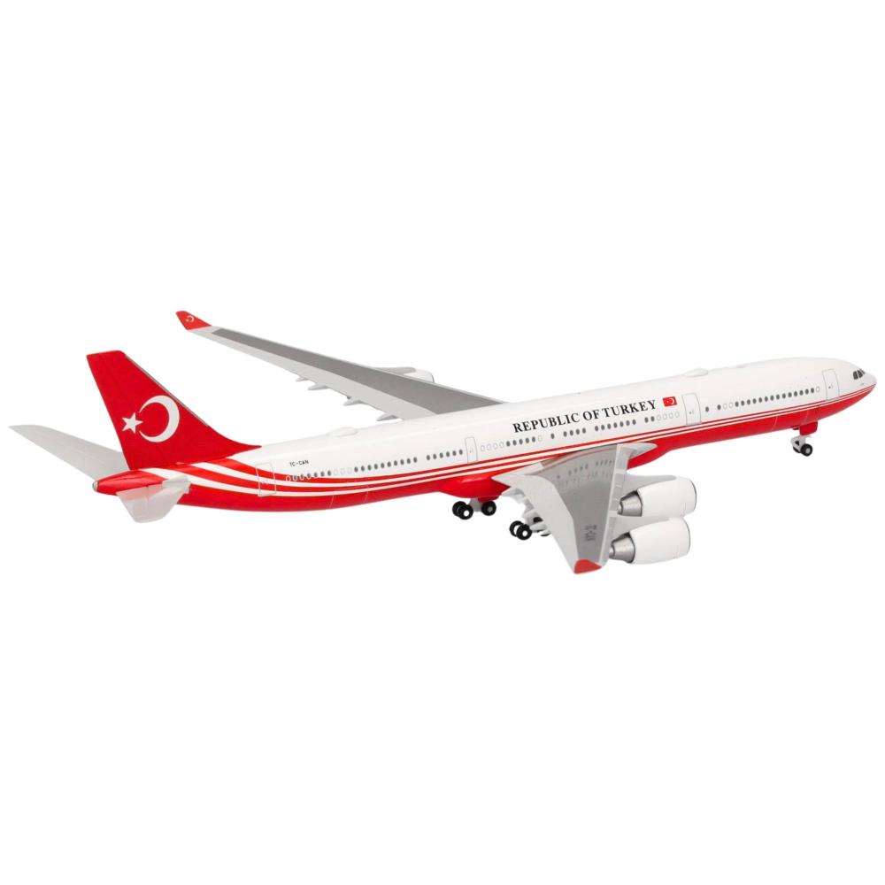 Preview: Turkey Government Airbus A340-500 1:500 Herpa Wings Flugzeugmodell