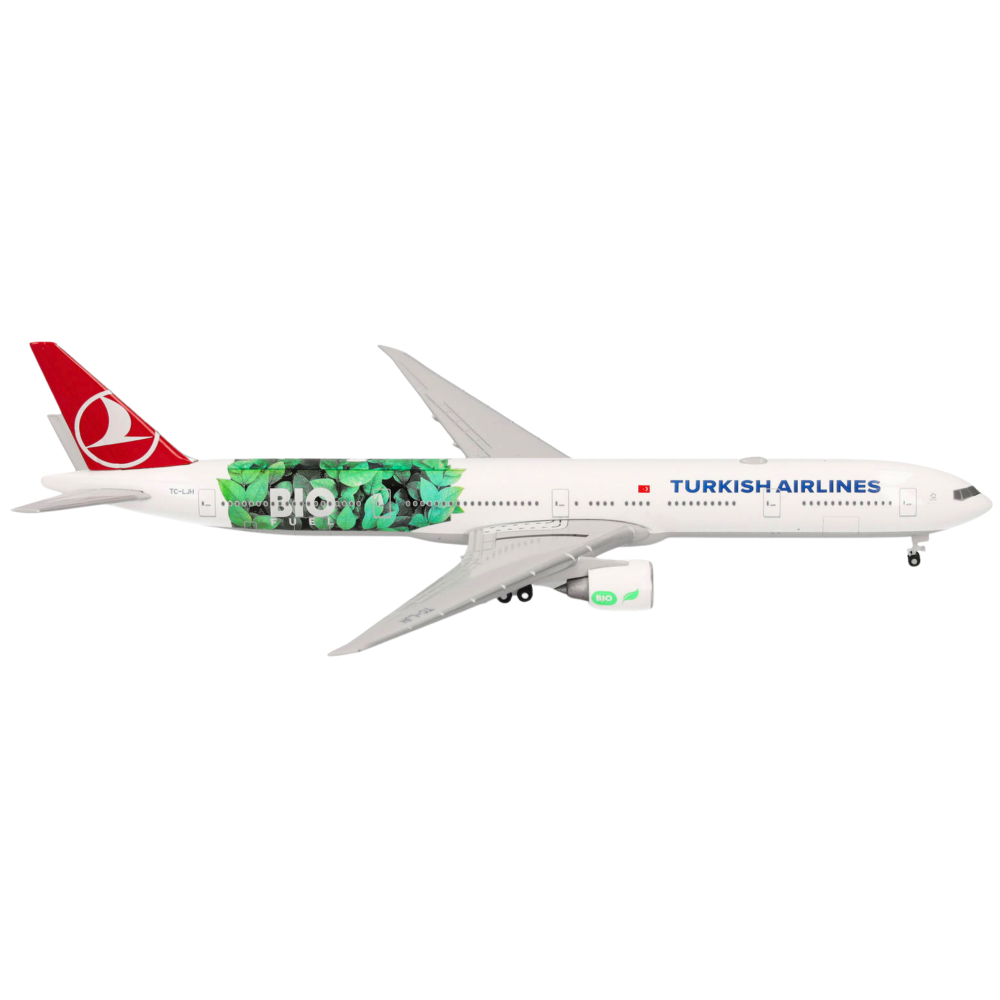 Turkish Airlines Boeing 777-300ER Bio Fuel 1:500 Herpa Wings Flugzeugmodell