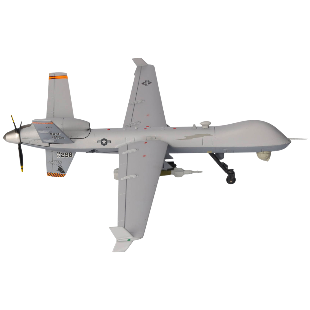 Preview: U.S. Air Force MQ-9A Reaper Block 5 - New York Air National Guard - 108th Attack Squadron - Hancock Field 1:72 Herpa Wings Flugzeugmodell