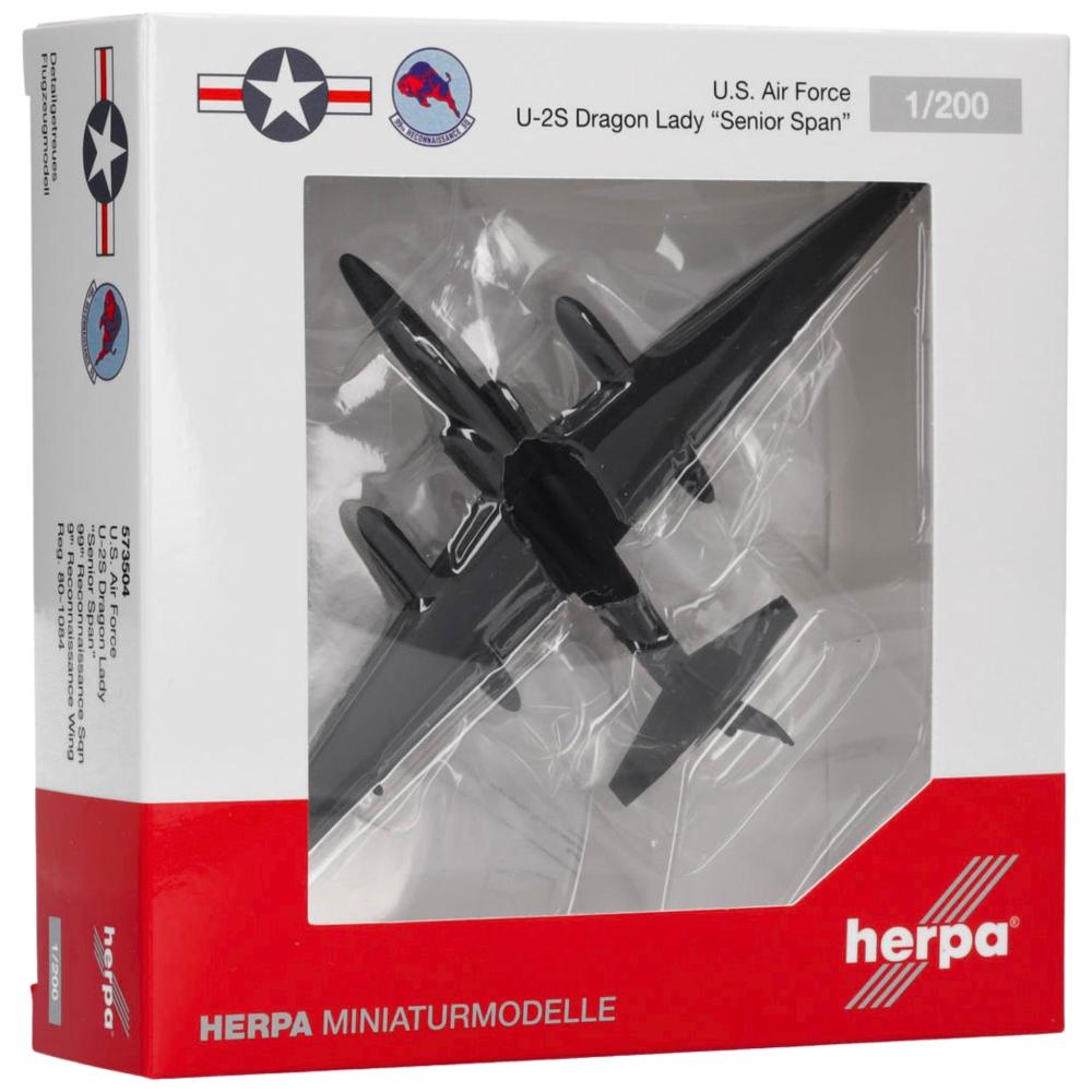 U.S. Army Air Force Lockheed U-2S Dragon Lady 1:200 Herpa Wings Flugzeugmodell