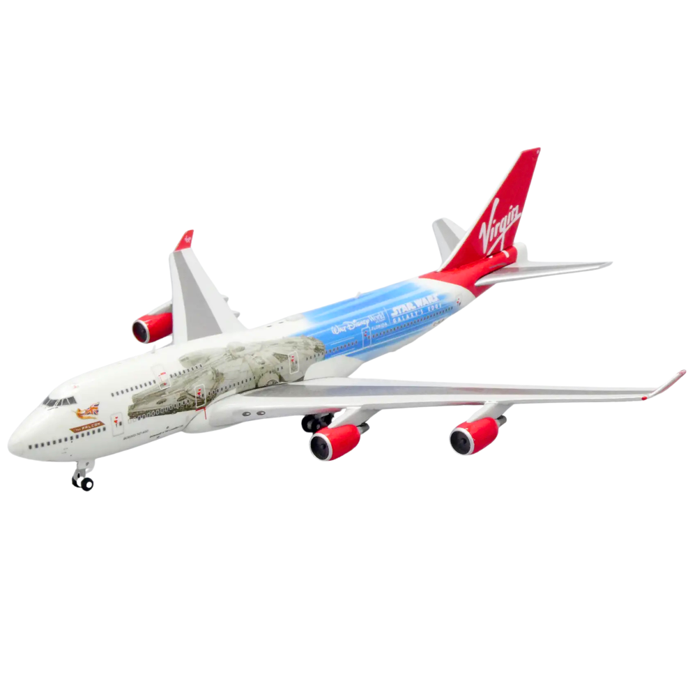 Preview: Virgin Atlantic Boeing 747-400 Star Wars 1:500 JC Wings Flugzeugmodell