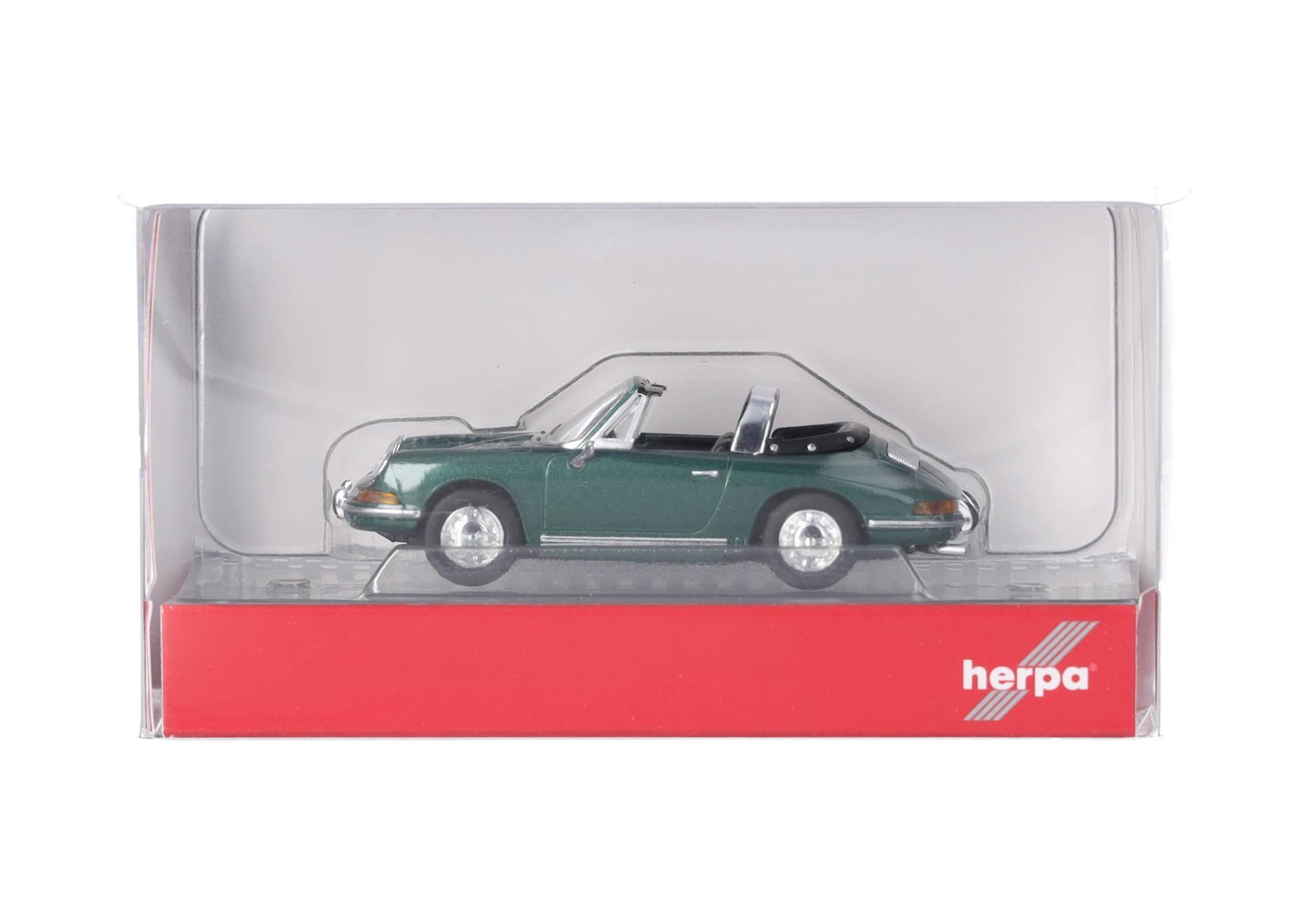Porsche 911 Targa grünmetallic 1:87 Herpa
