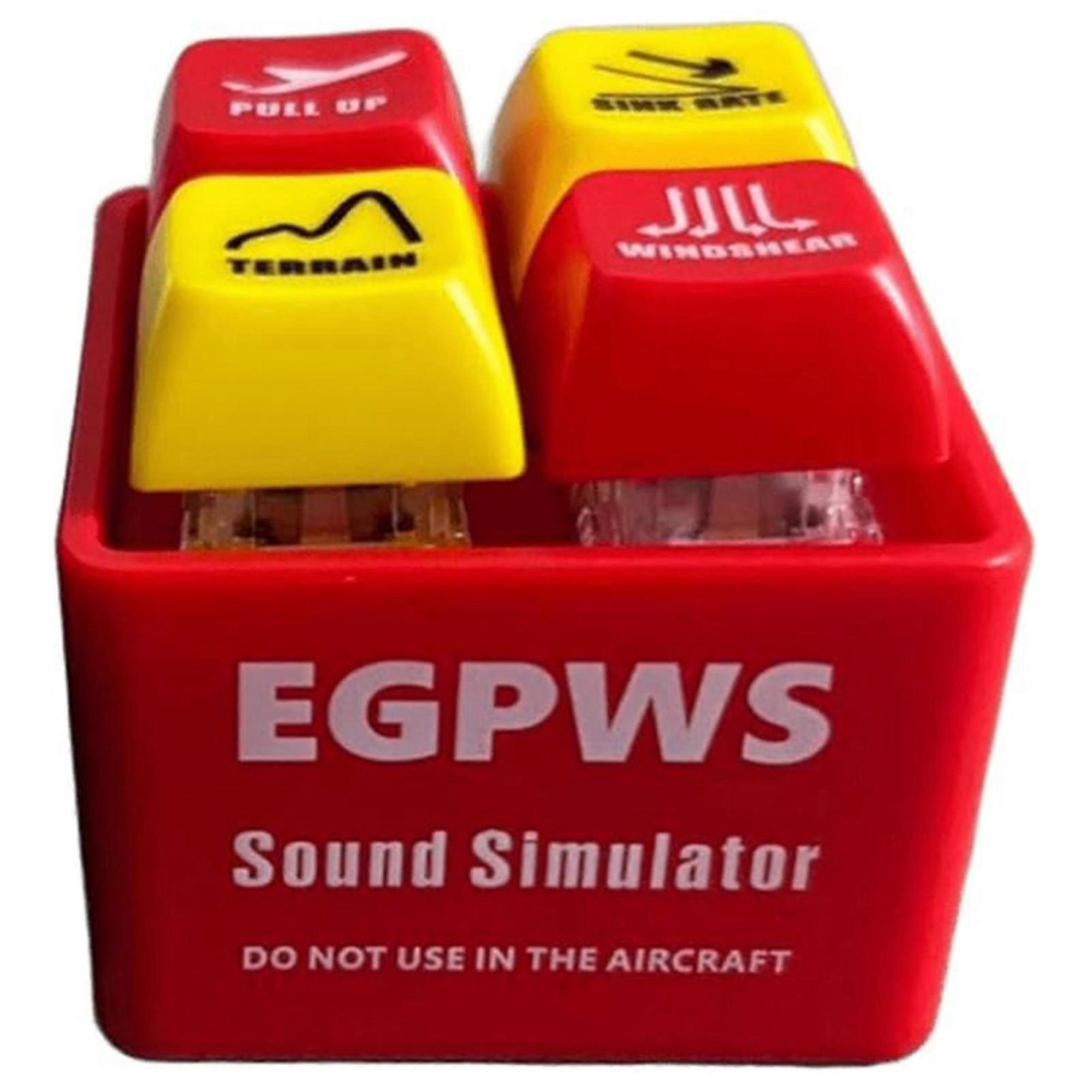 EGPWS Enhanced Ground Proximity Warning System Airbus Simulator Crew Altert Schlüsselanhänger