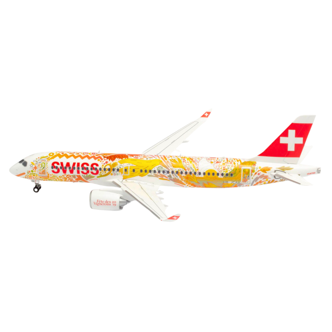 Herpa Wings Flugzeugmodell Swiss International Air Lines Airbus A220-300 "Fête des Vignerons" (1:200)