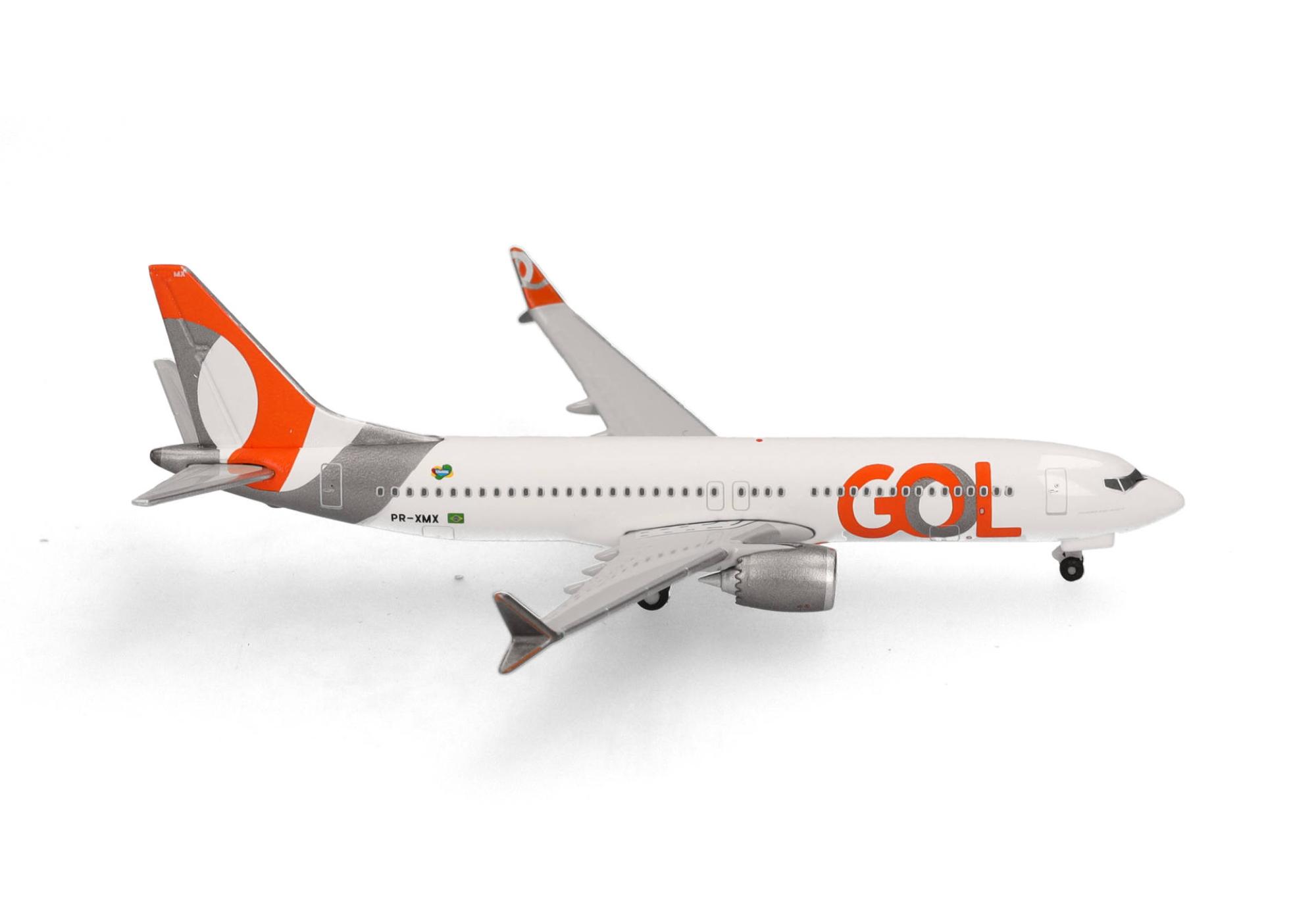 Herpa Wings Flugzeugmodell Gol Linhas Aéreas Boeing 737 Max 8 (1:500)