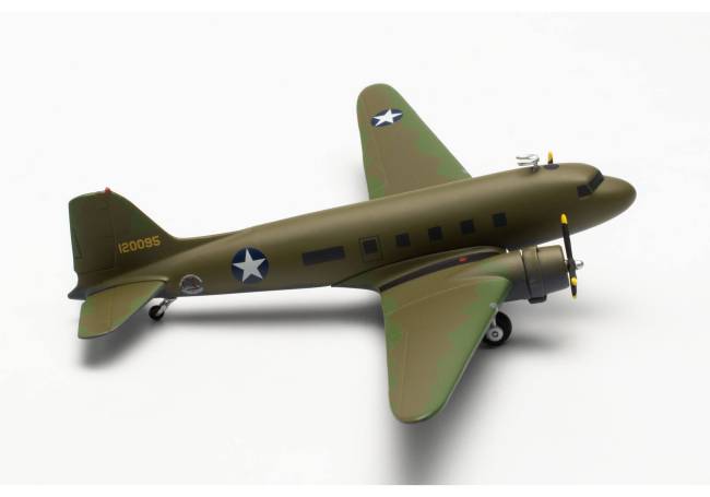 Herpa Wings Flugzeugmodell USAAF Vintage Wings Douglas C-53 Skytrooper “Beach City Baby” 41-20095 (1:200)