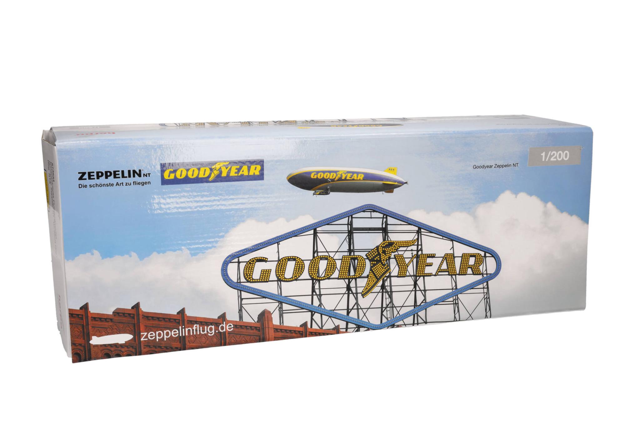 Herpa Wings Flugzeugmodell Goodyear Zeppelin NT - N1A "Wingfoot One" (1:200)