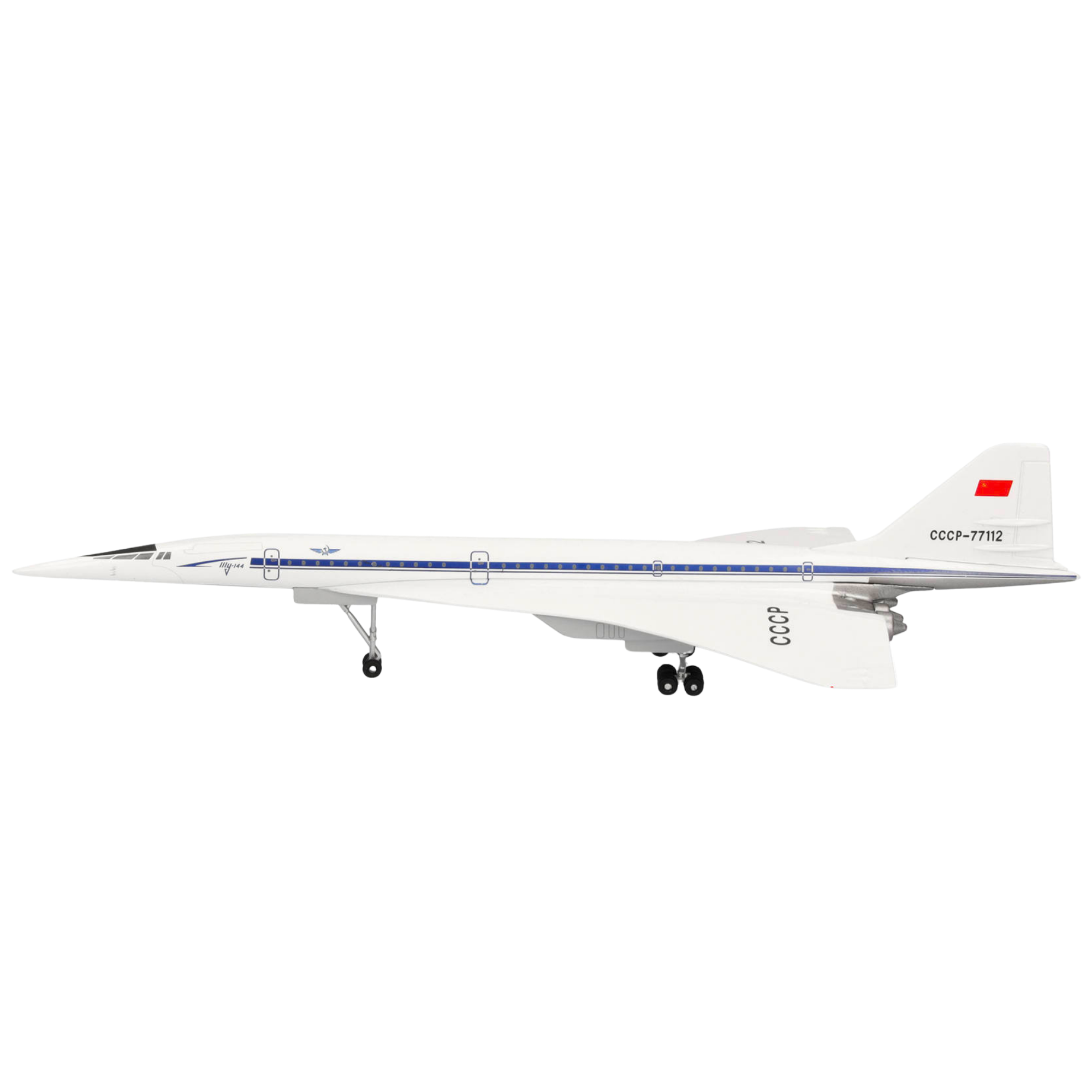 Herpa Wings Flugzeugmodell Aeroflot Tupolev TU-144D (1:400)