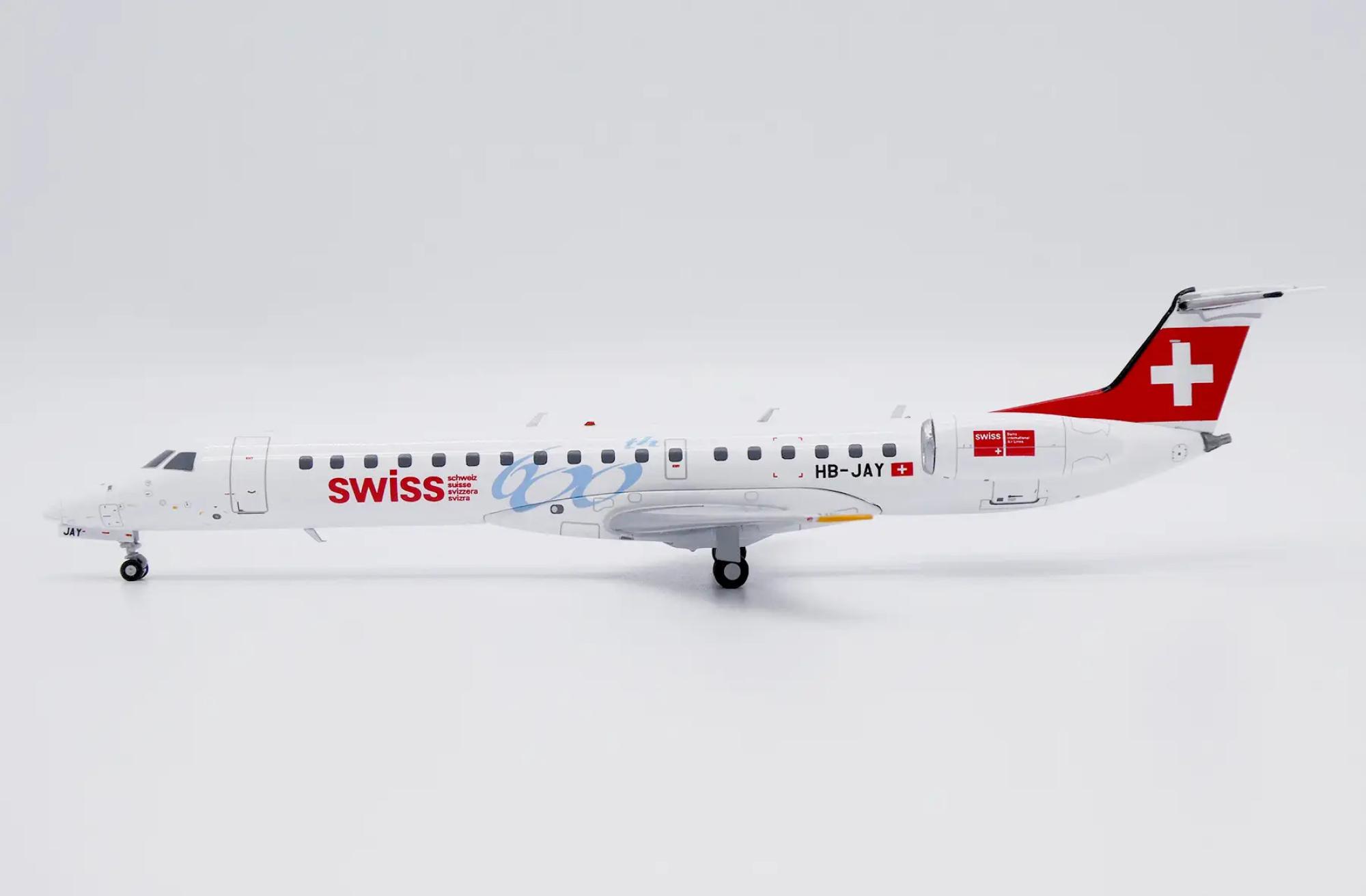 Swiss International Air Lines Embraer 145 600th 1:200 JC Wings Flugzeugmodell