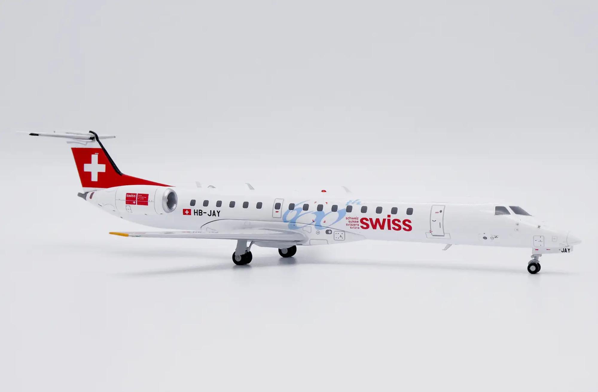 Swiss International Air Lines Embraer 145 600th 1:200 JC Wings Flugzeugmodell