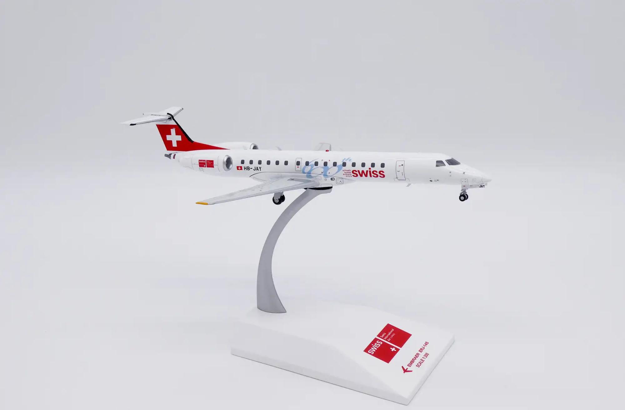 Swiss International Air Lines Embraer 145 600th 1:200 JC Wings Flugzeugmodell