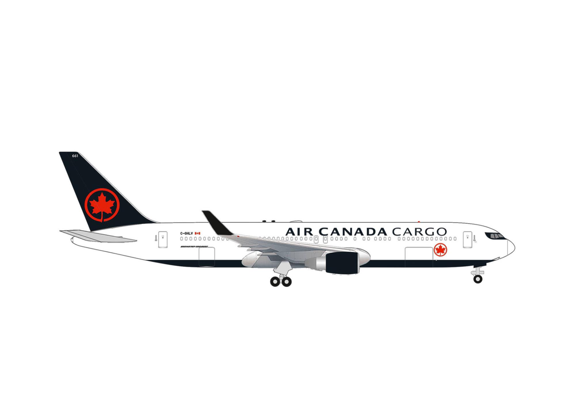 Air Canada Cargo Boeing 767-300F 1:500 Herpa Wings Flugzeugmodell