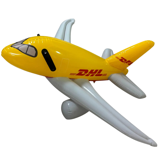 Aufblasbares Flugzeug DHL
