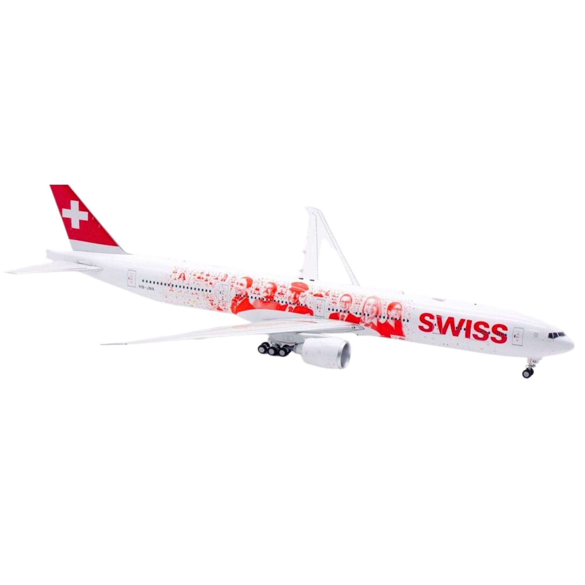B-Models Flugzeugmodell Swiss International Air Lines Boeing 777-300ER "Faces of Swiss" (1:200)