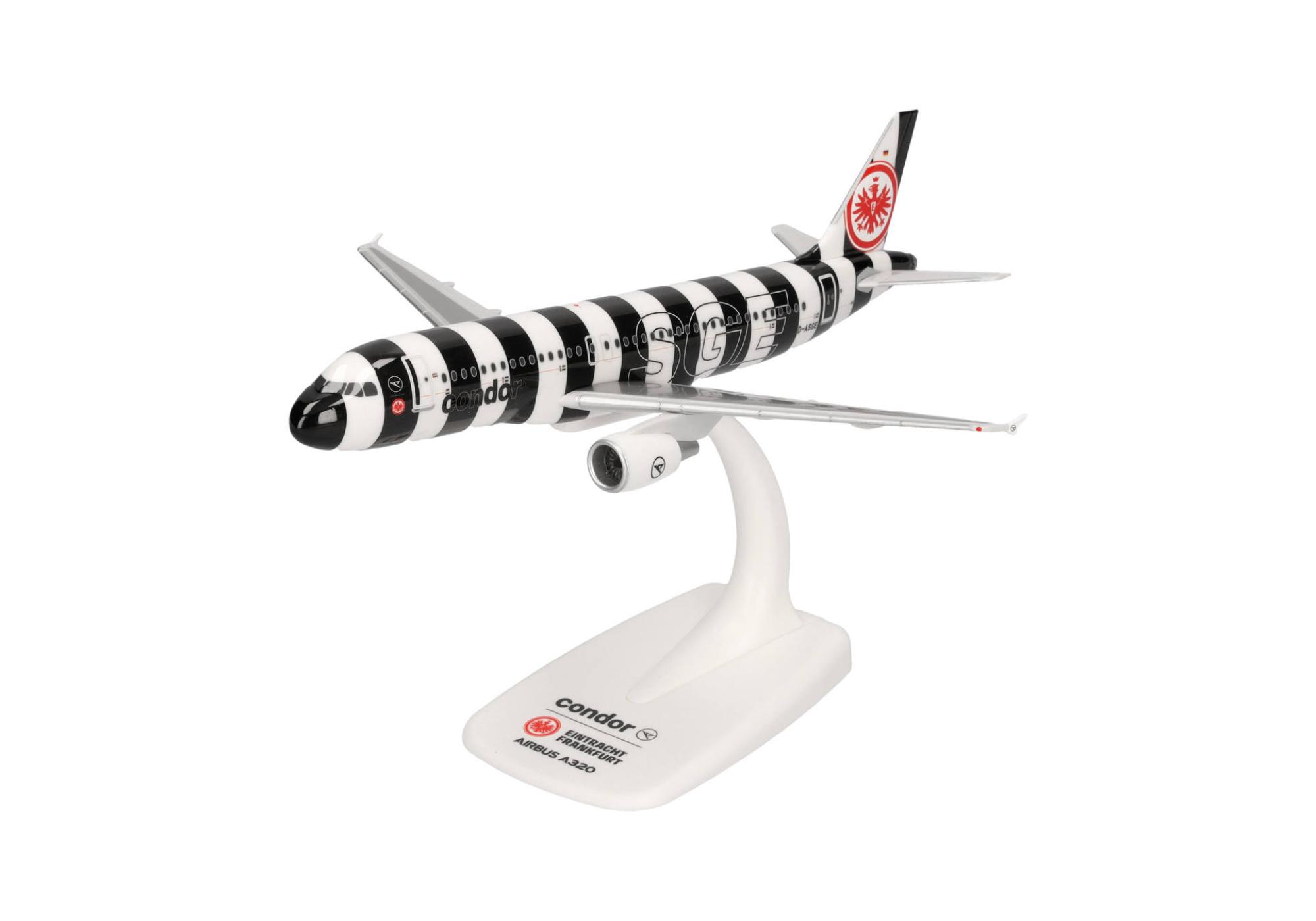 Condor Airbus A320 Eintracht Frankfurt 1:200 Herpa Snap-Fit Flugzeugmodell