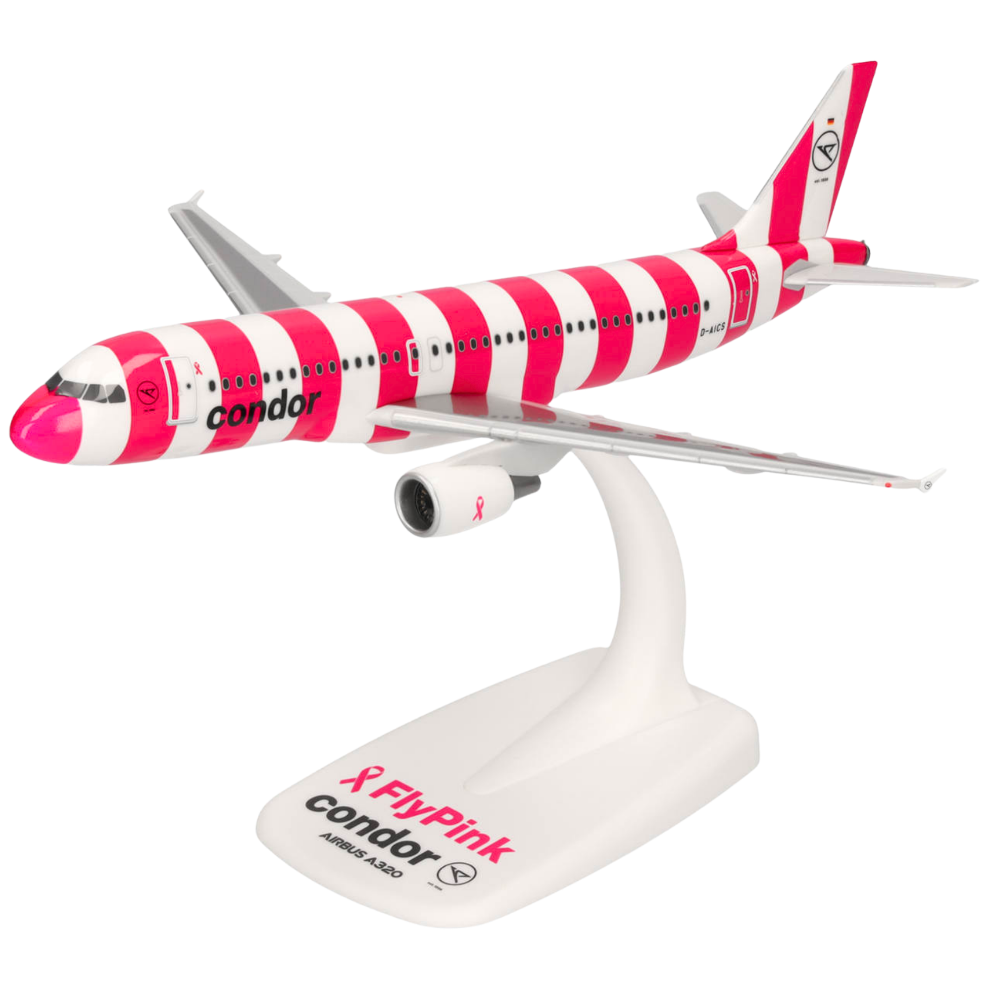 Condor Airbus A320 FlyPink Plane 1:200 Herpa Snap-Fit Flugzeugmodell