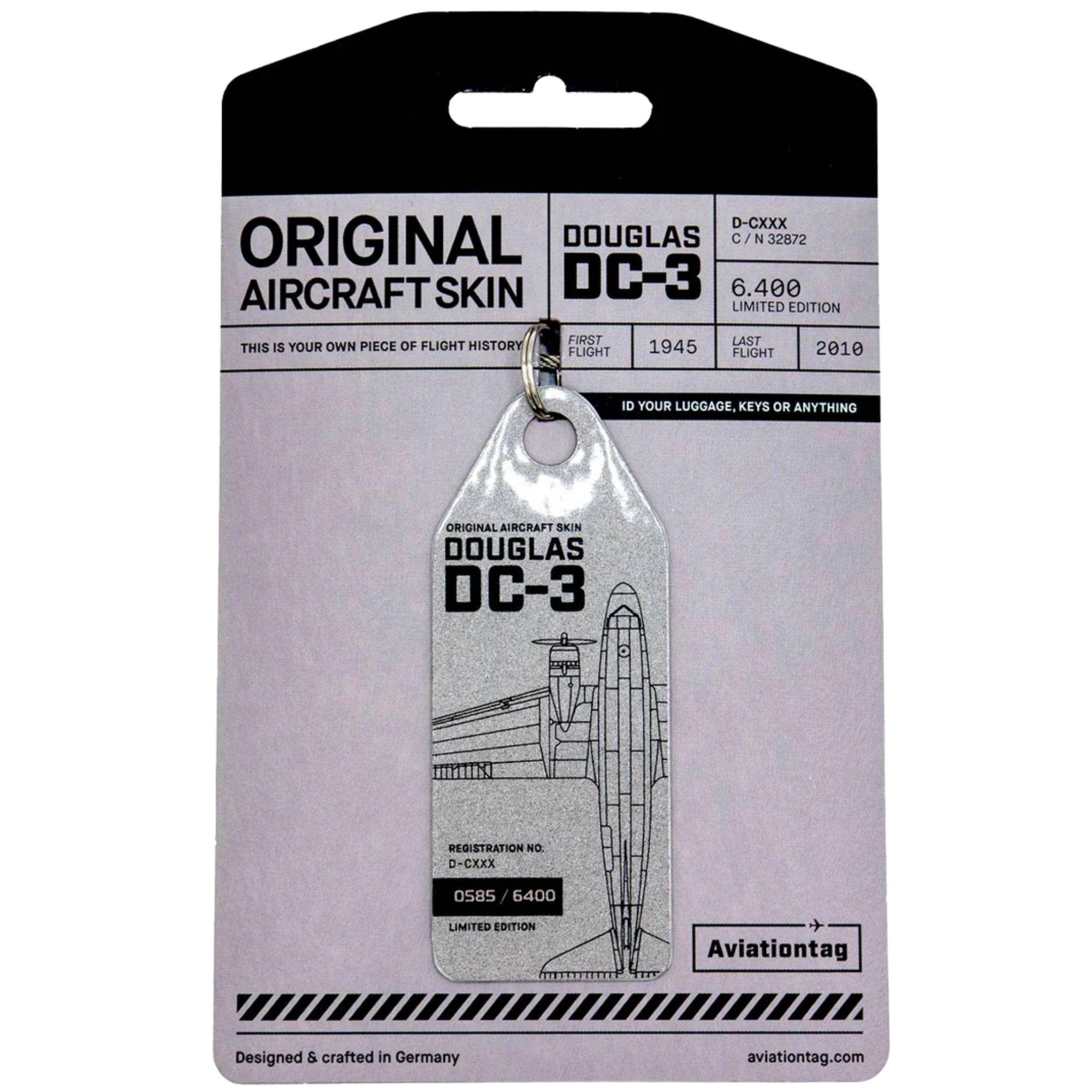 Douglas DC-3 Rosinenbomber D-CXXX Aviationtag