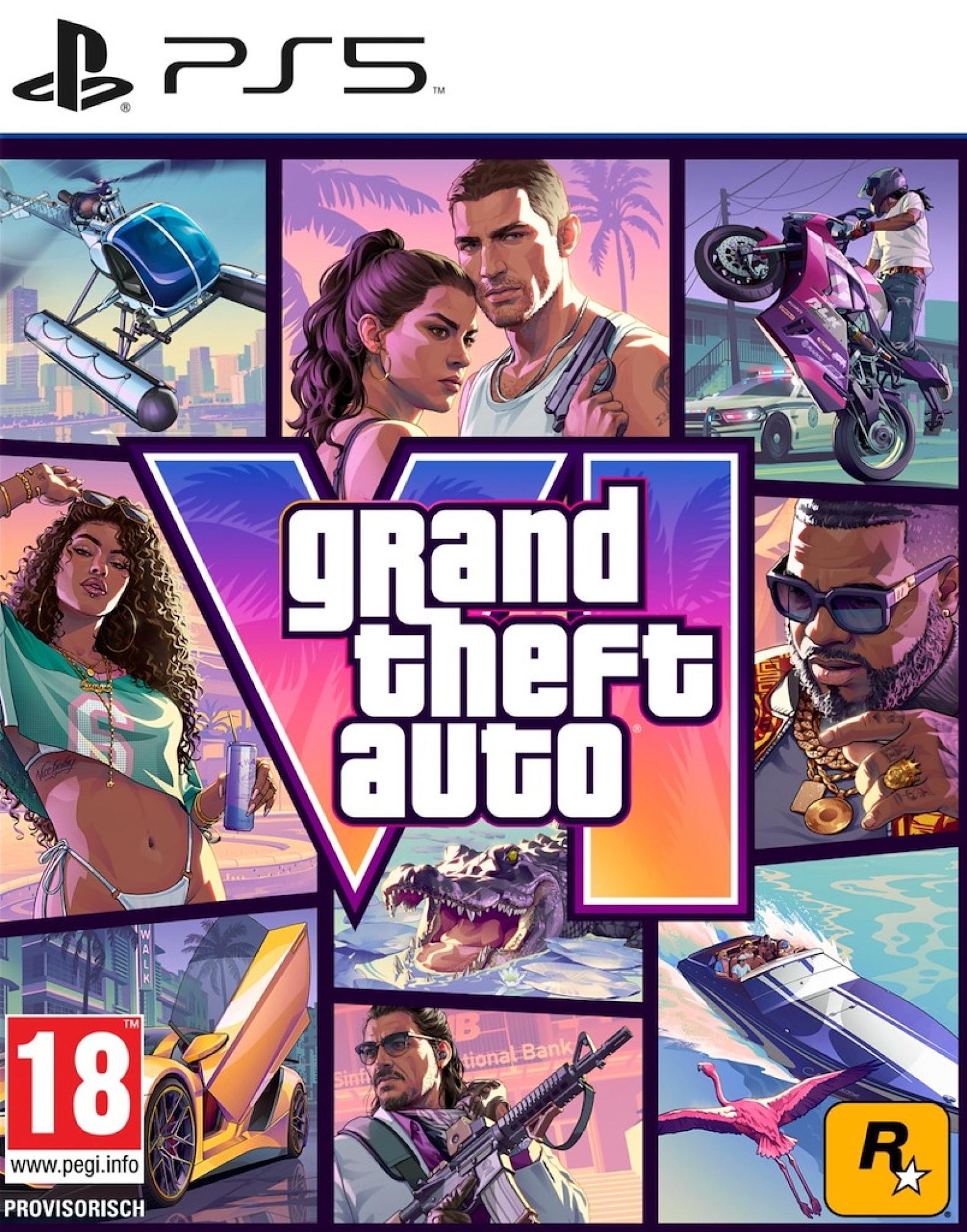 GTA 6 - Grand Theft Auto VI [PS5] [Code in a Box] (D)