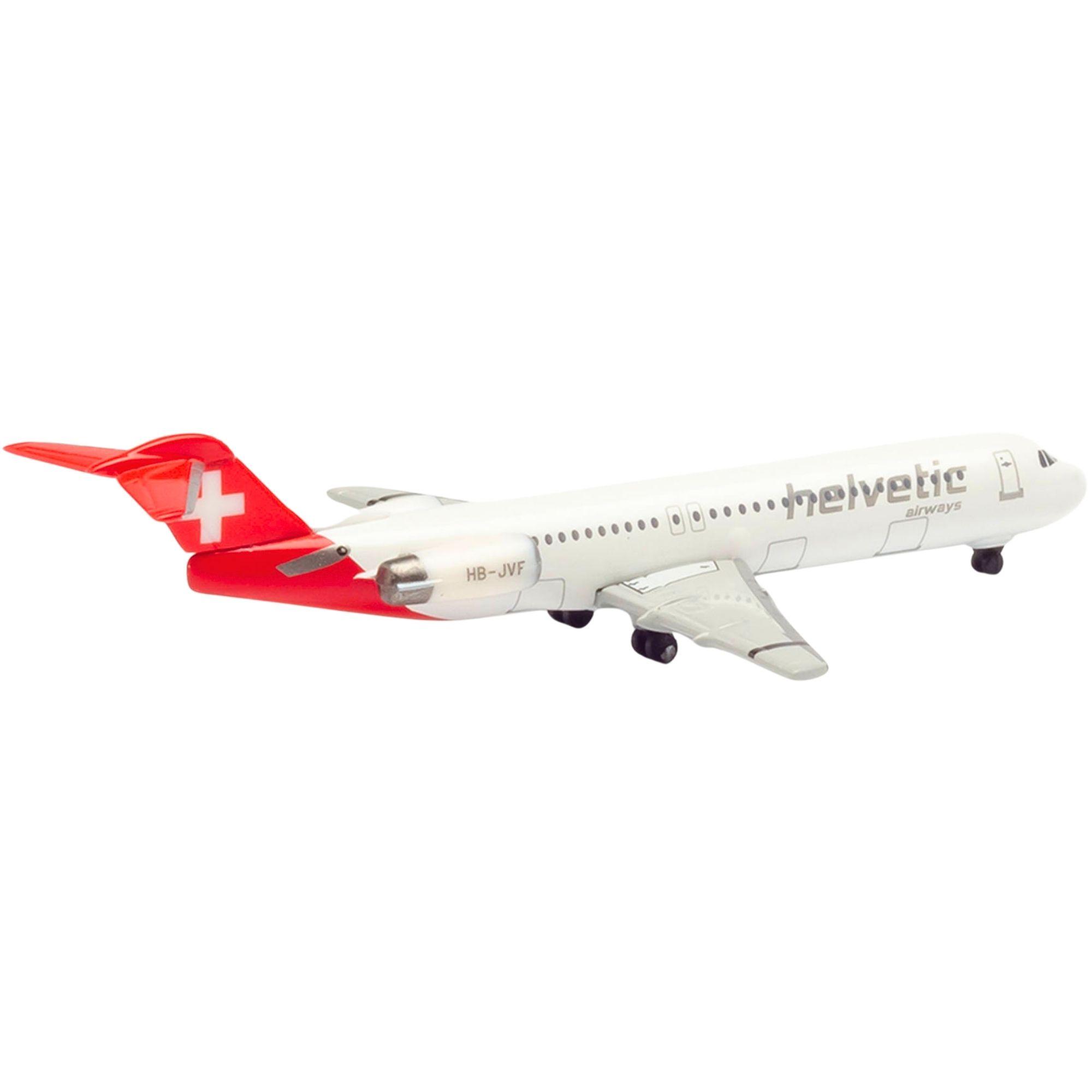 Helvetic Airways Fokker 100 1:500 Herpa Wings Flugzeugmodell