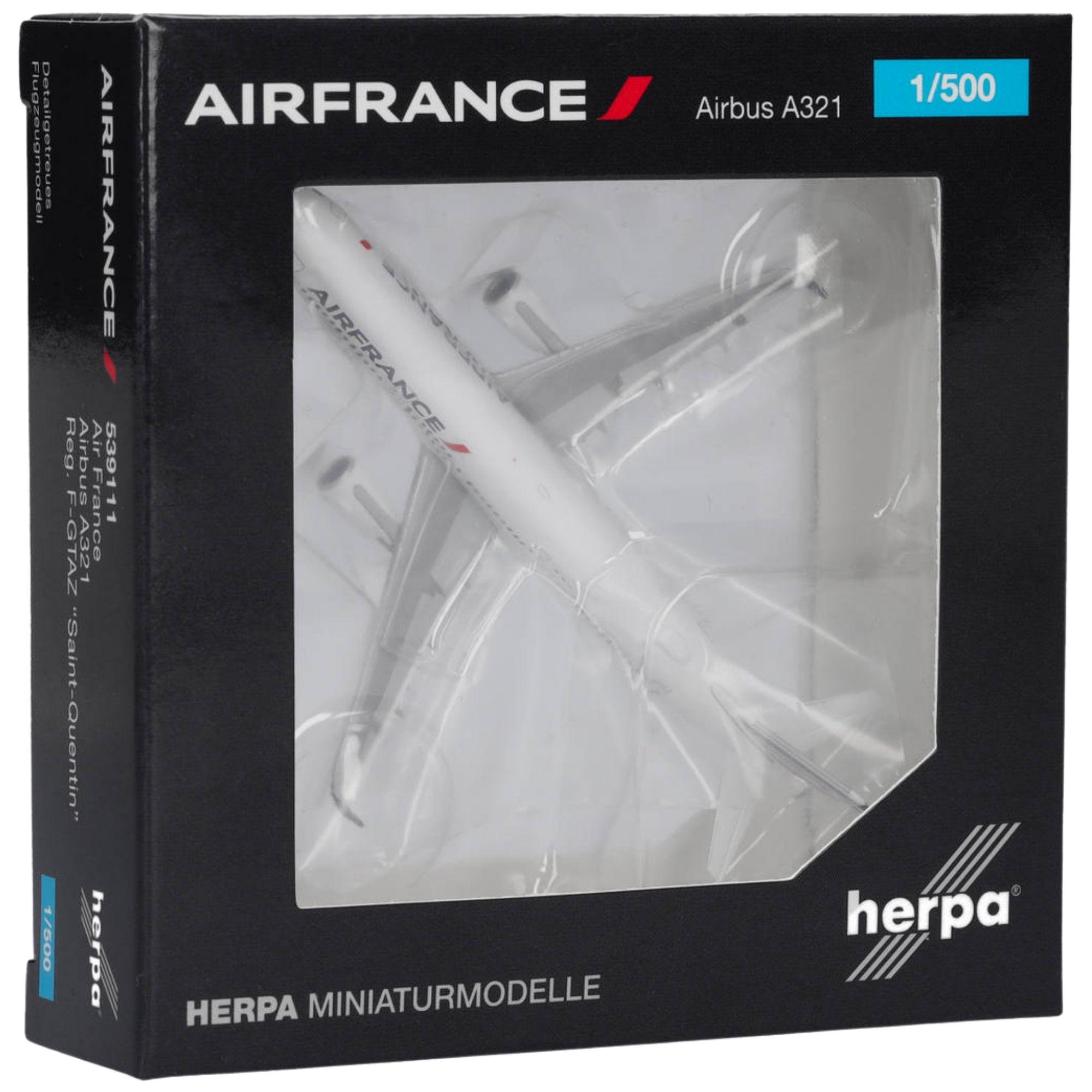 Herpa Wings Flugzeugmodell Air France Airbus A321 (1:500)