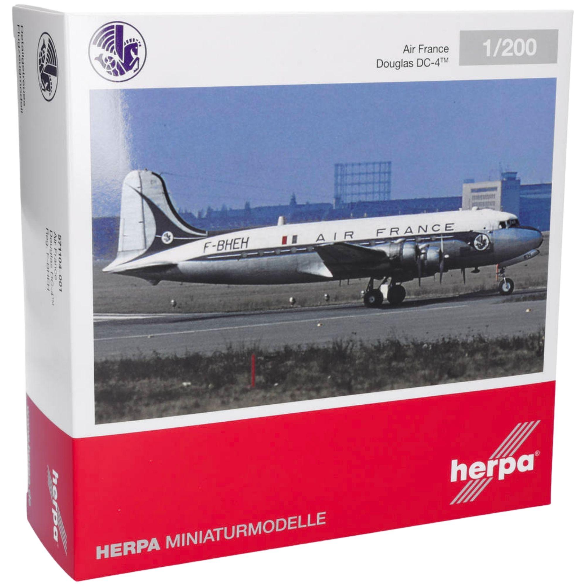 Herpa Wings Flugzeugmodell Air France Douglas DC-4 (1:200)