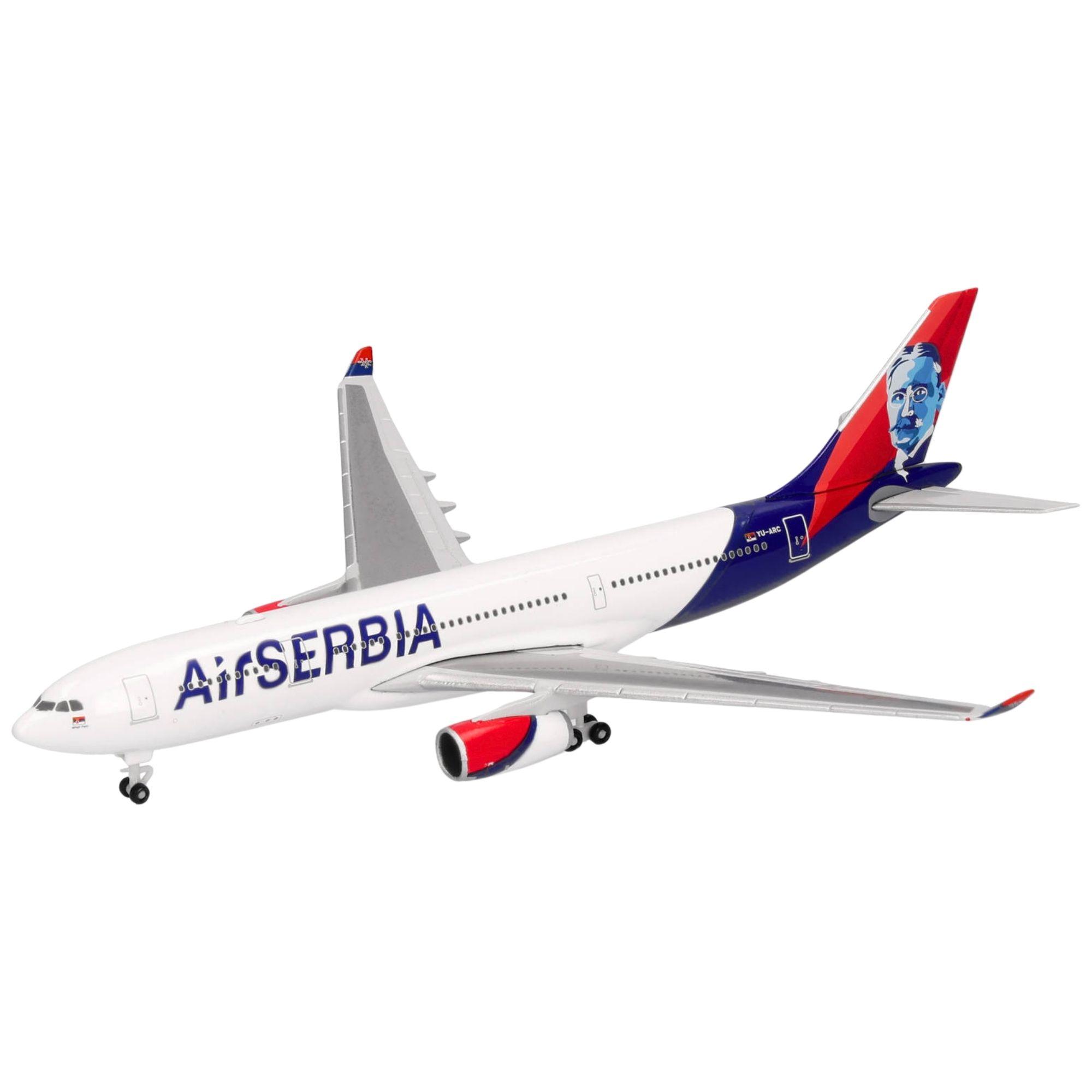Herpa Wings Flugzeugmodell Air Serbia Airbus A330-200 YU-ARC (1:500)