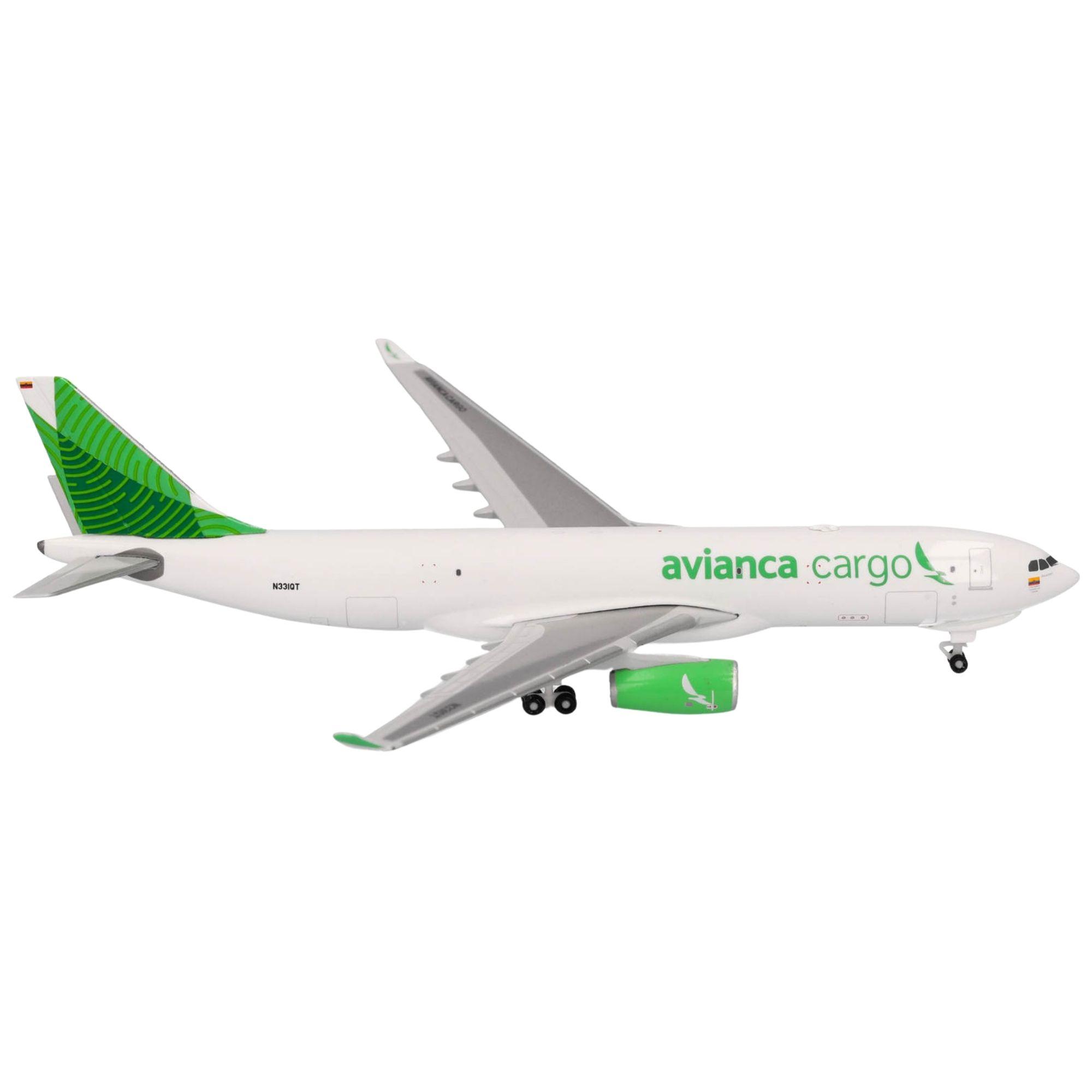 Herpa Wings Flugzeugmodell Avianca Cargo Airbus A330-200F N331QT Green Livery (1:500)