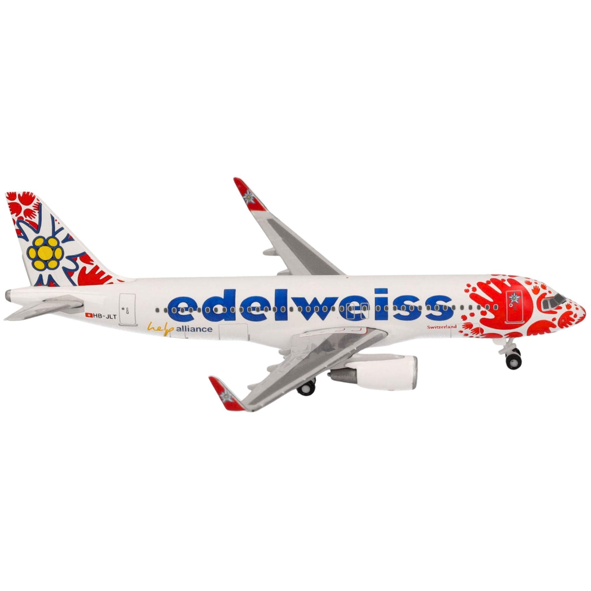 Herpa Wings Flugzeugmodell Edelweiss Air Airbus A320 "Help Alliance" (1:500)