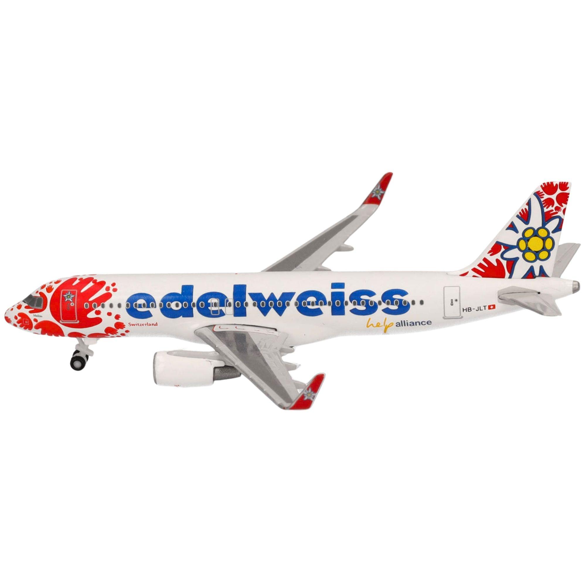 Herpa Wings Flugzeugmodell Edelweiss Air Airbus A320 "Help Alliance" (1:500)