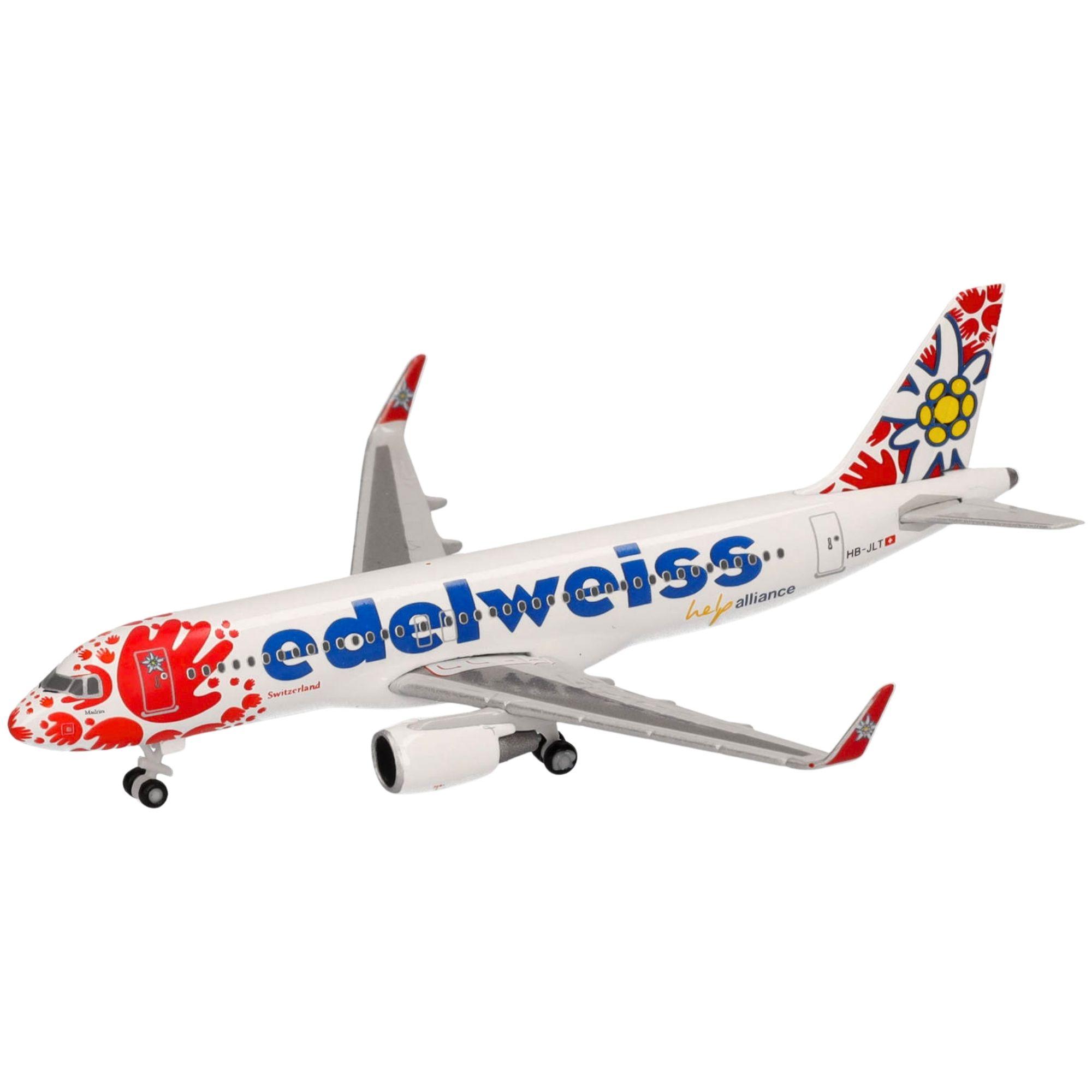 Herpa Wings Flugzeugmodell Edelweiss Air Airbus A320 "Help Alliance" (1:500)