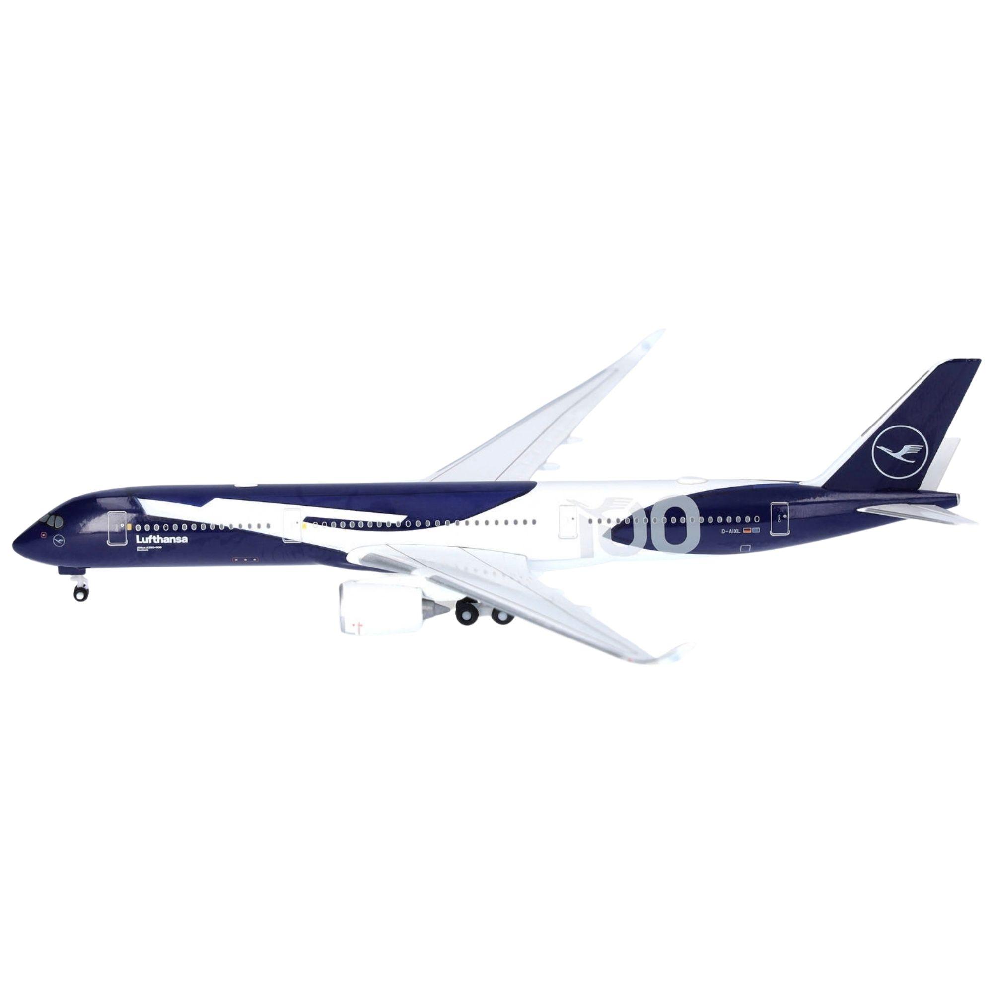 Herpa Wings Flugzeugmodell Lufthansa Airbus A350-900 D-AIXL 100 Jahre (1:500)