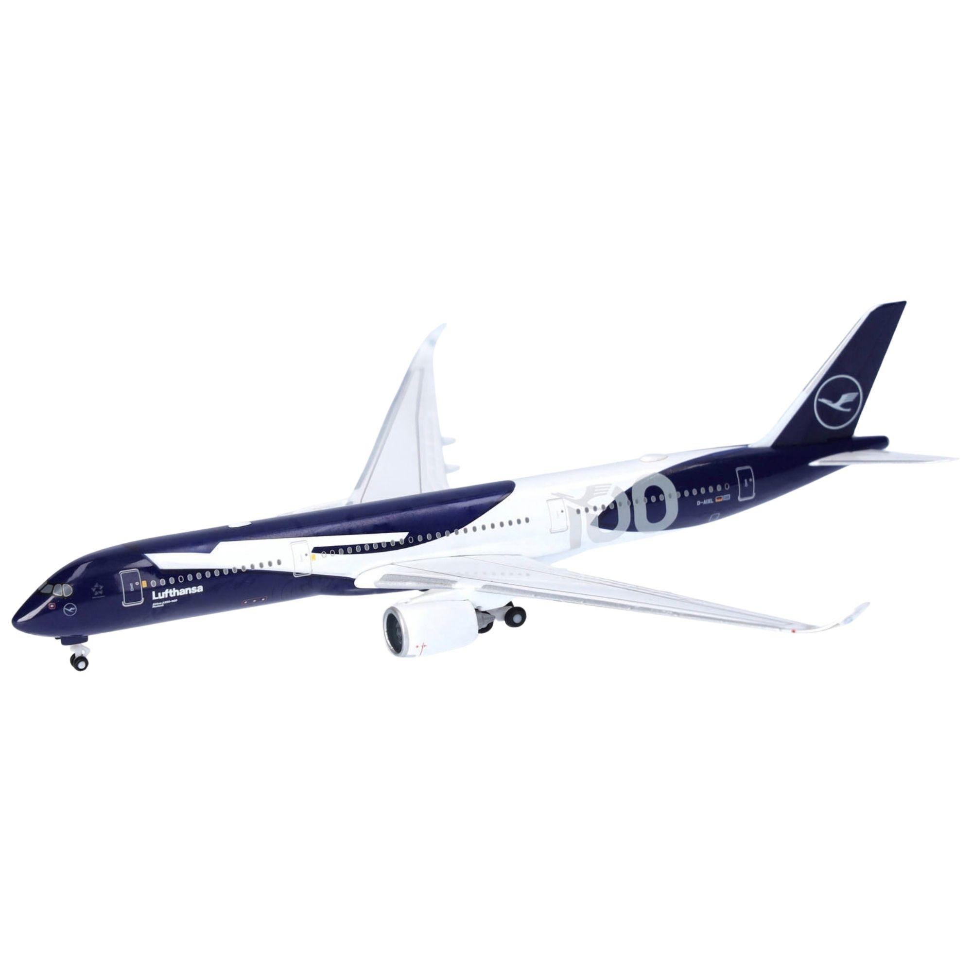 Herpa Wings Flugzeugmodell Lufthansa Airbus A350-900 D-AIXL 100 Jahre (1:500)