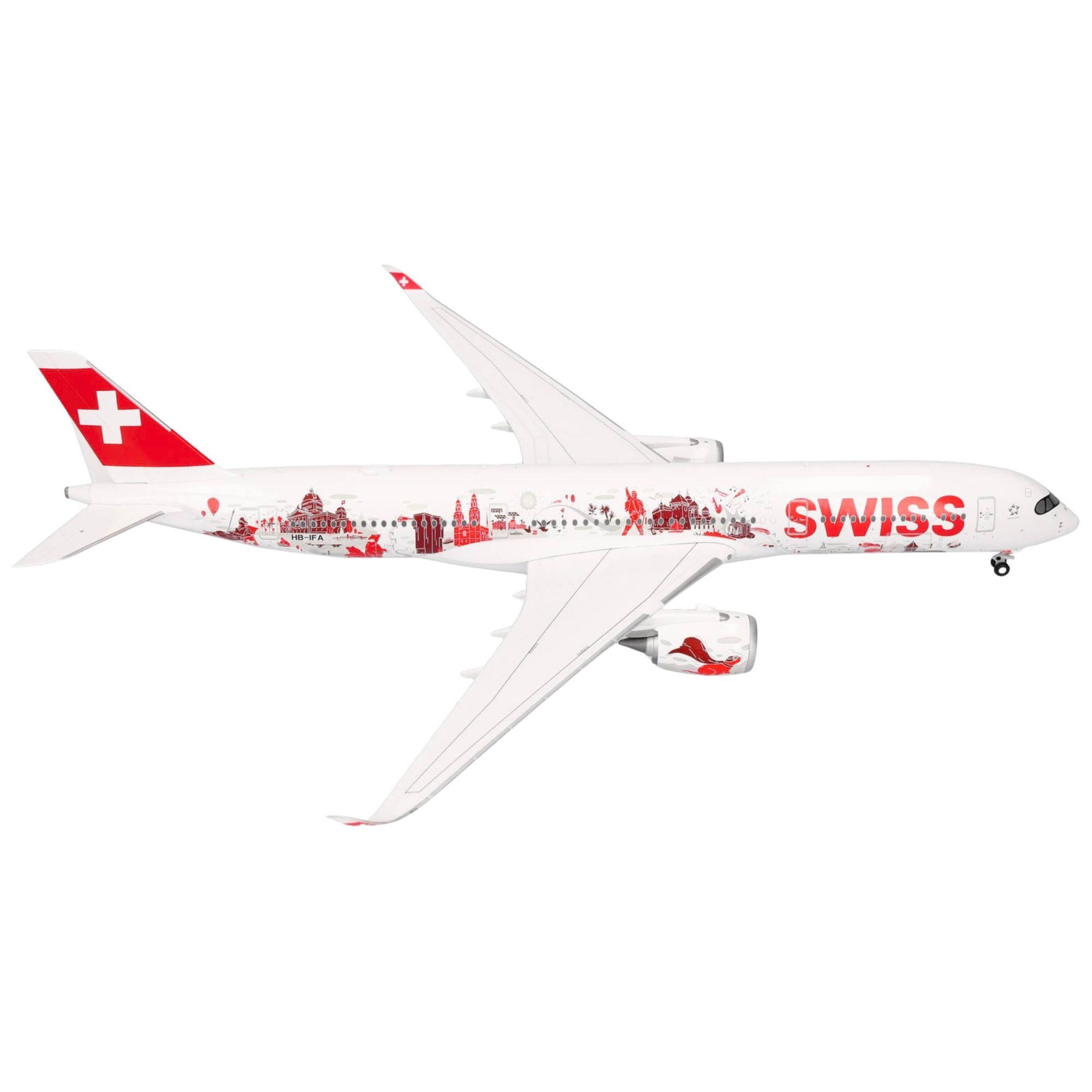 Herpa Wings Flugzeugmodell Swiss International Air Lines Airbus A350-900 HB-IFA Wanderlust (1:200)