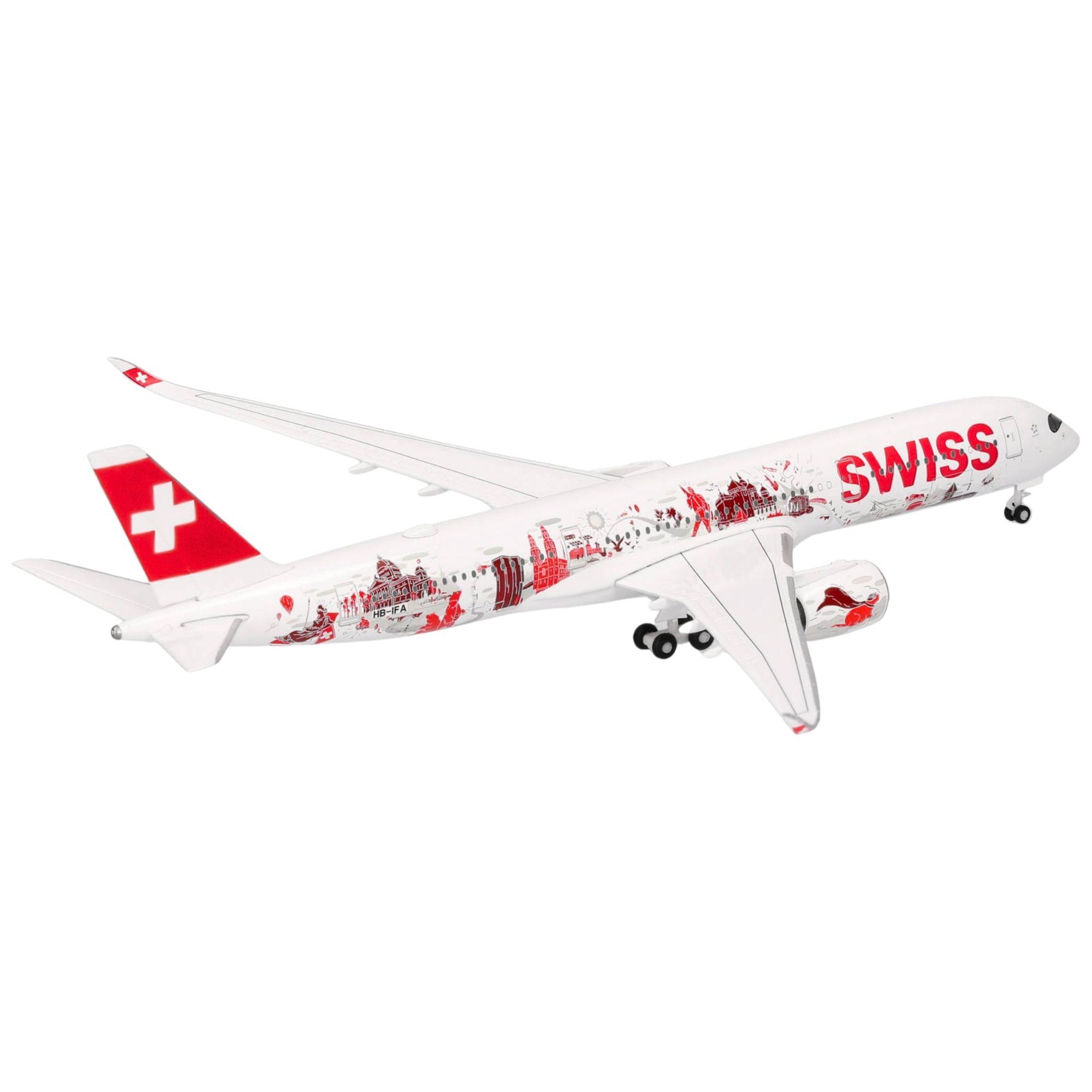 Herpa Wings Flugzeugmodell Swiss International Air Lines Airbus A350-900 HB-IFA Wanderlust (1:500)