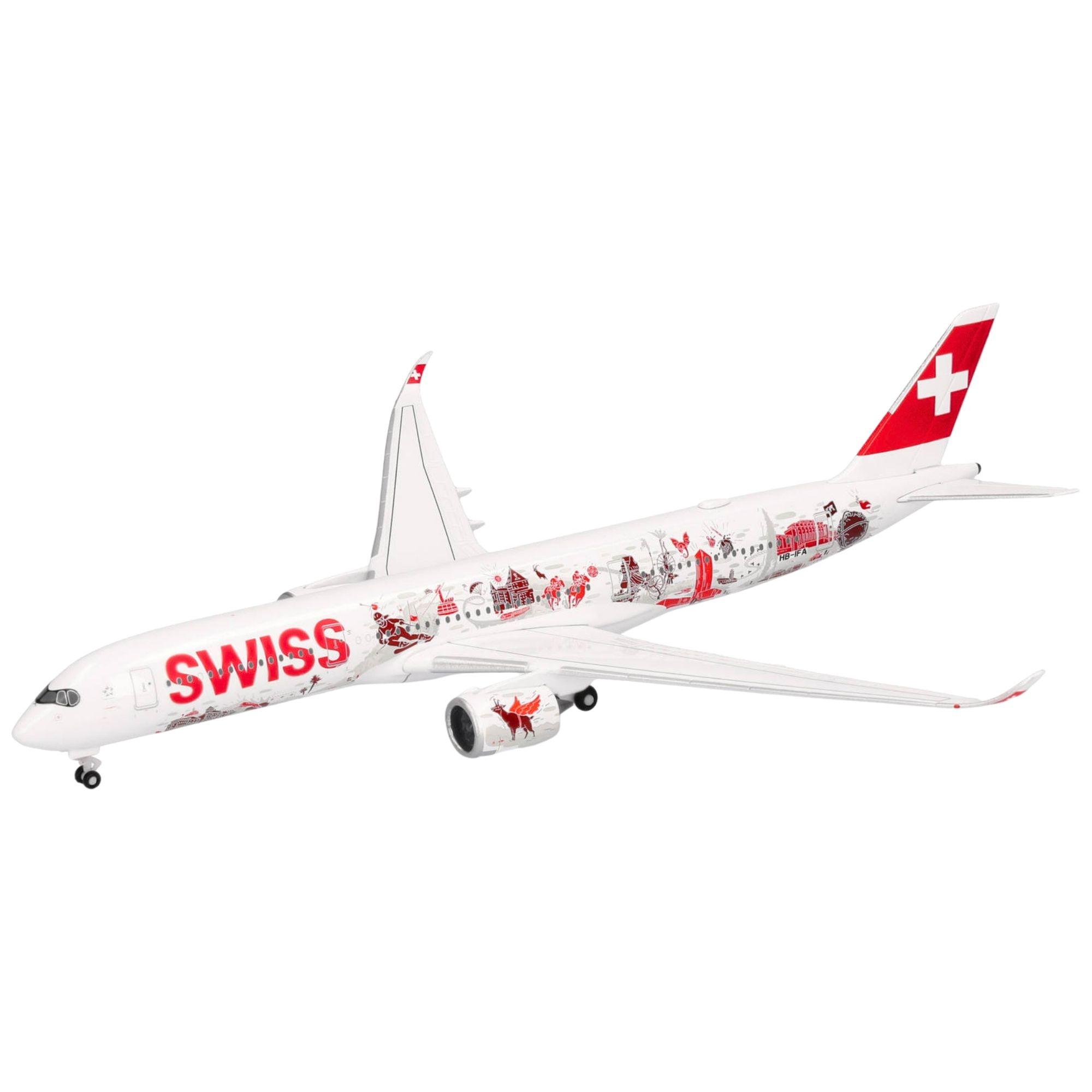 Herpa Wings Flugzeugmodell Swiss International Air Lines Airbus A350-900 HB-IFA Wanderlust (1:500)