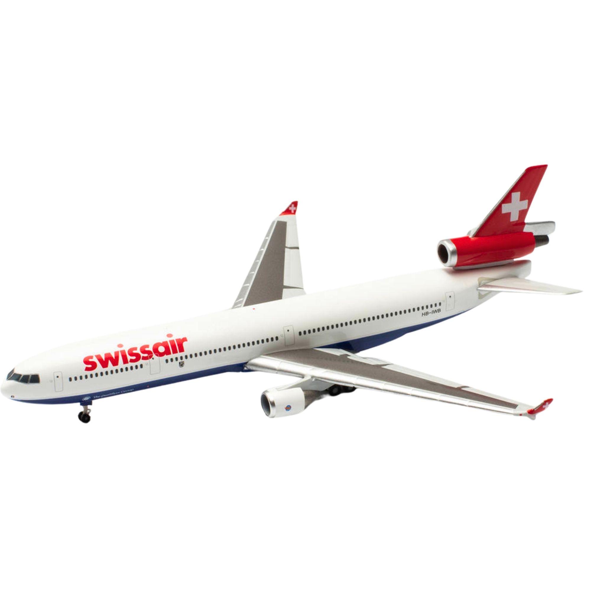 Herpa Wings Flugzeugmodell Swissair McDonnell Douglas MD-11 "Qualiflyer" (1:500)