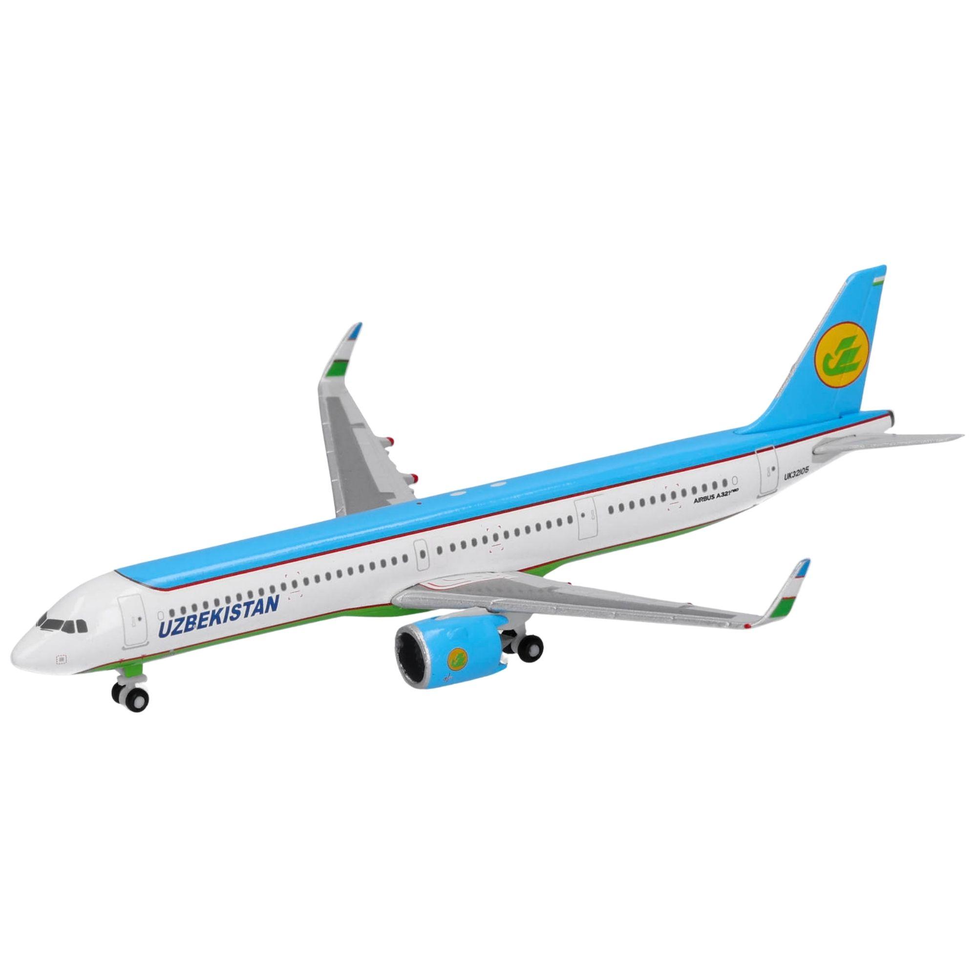 Herpa Wings Flugzeugmodell Uzbekistan Airways Airbus A321neo UK32105 (1:500)