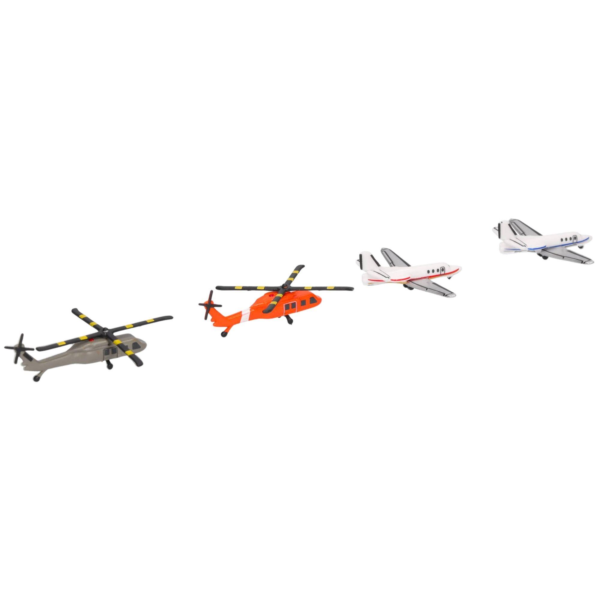 Herpa Zubehör Helikopter und Businessjet Set (2+2) (1:500)