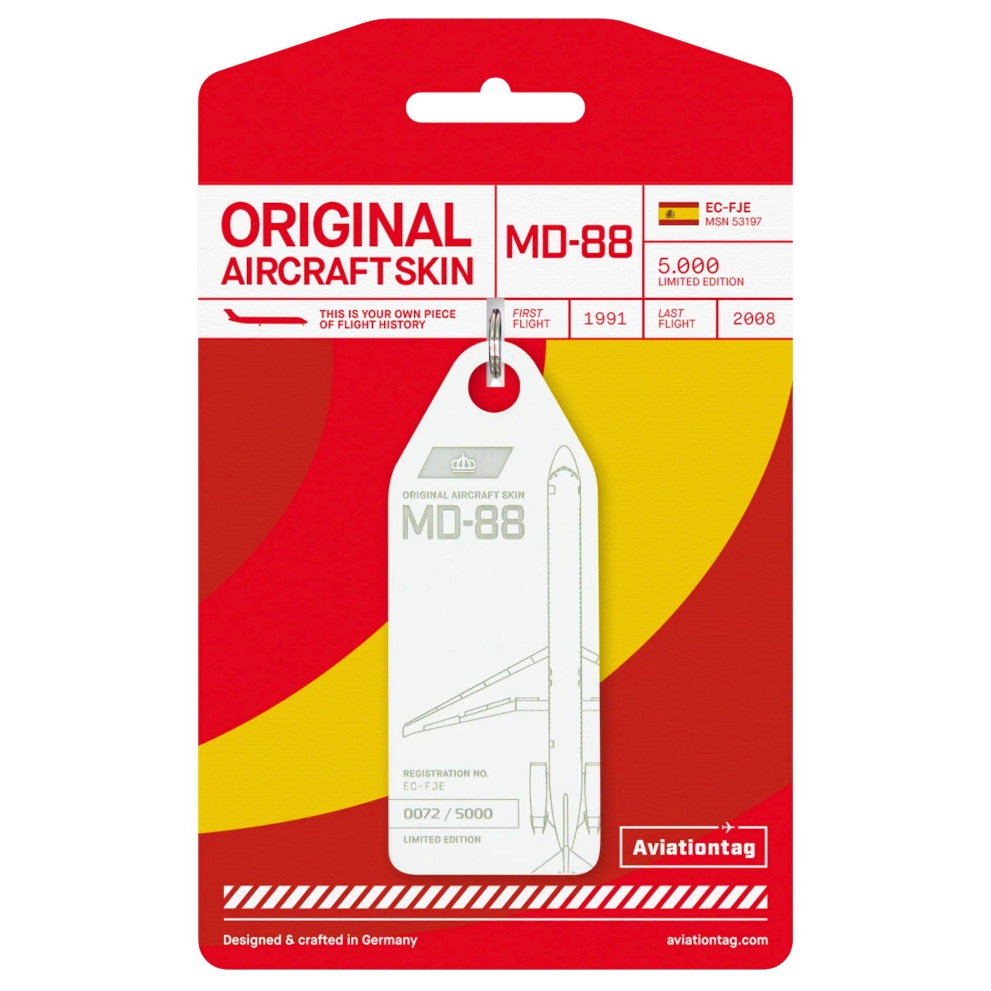 Iberia McDonnell Douglas MD-88 EC-FJE Aviationtag