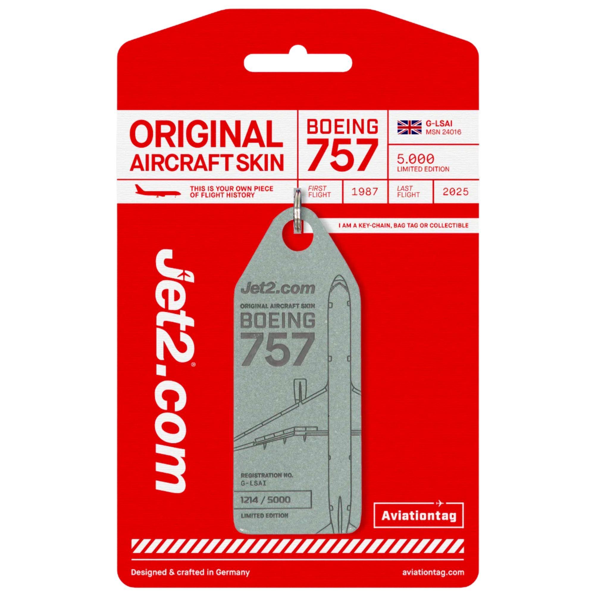 Jet2 Boeing 757 G-LSAI Aviationtag