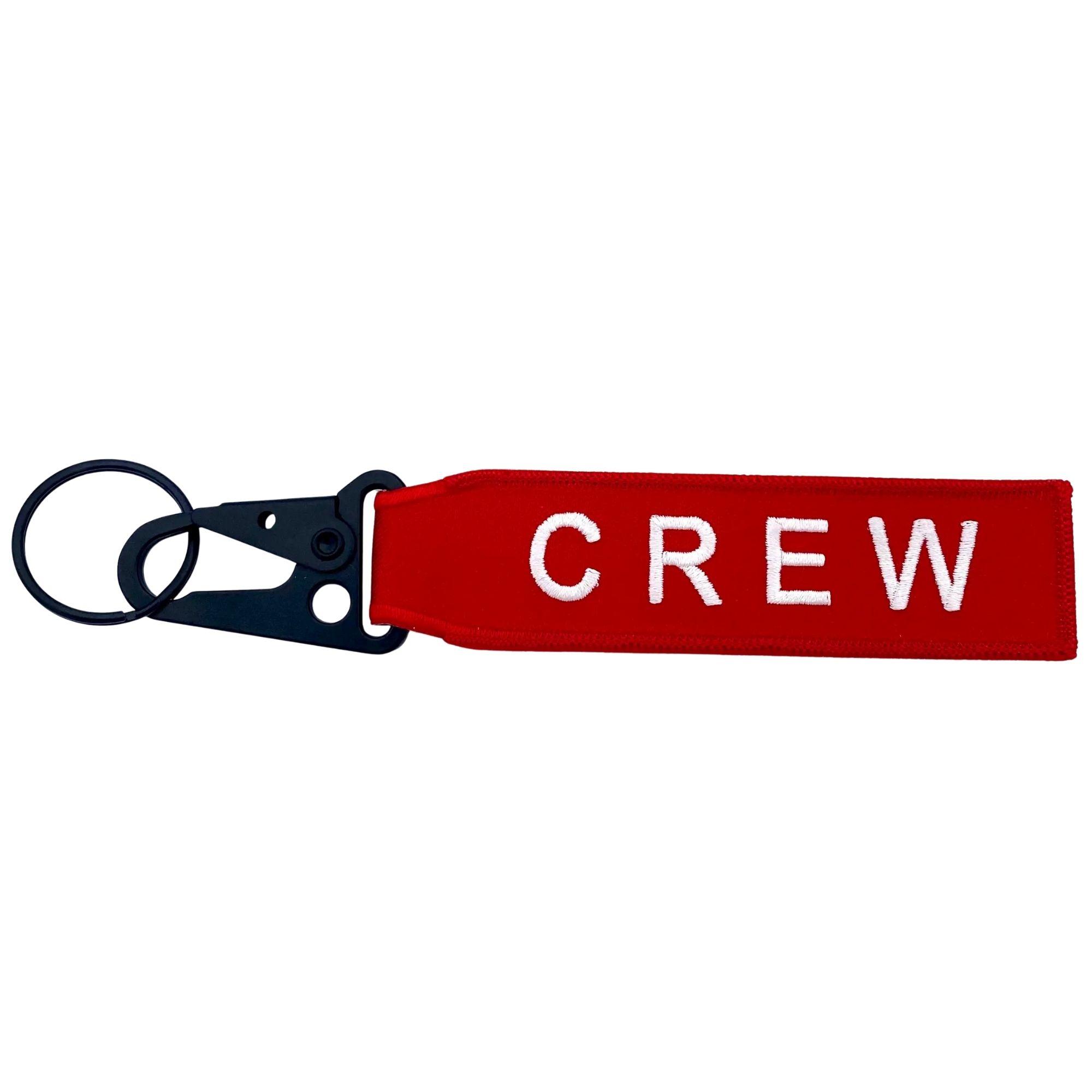 Limox Schlüsselanhänger mit Karabiner CREW rot