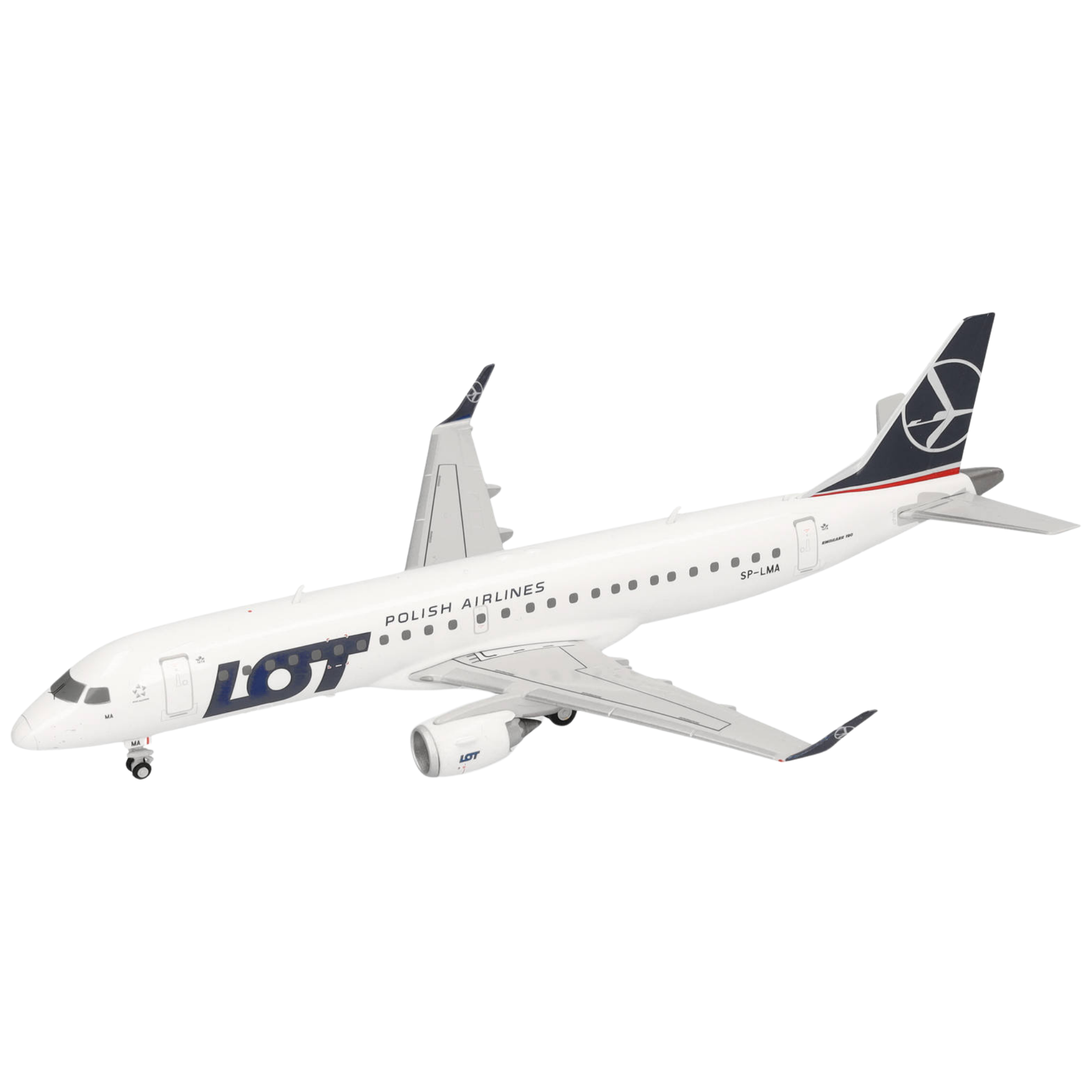 Lot Polish Airlines Airbus Embraer E190 1:200 Herpa Wings Flugzeugmodell
