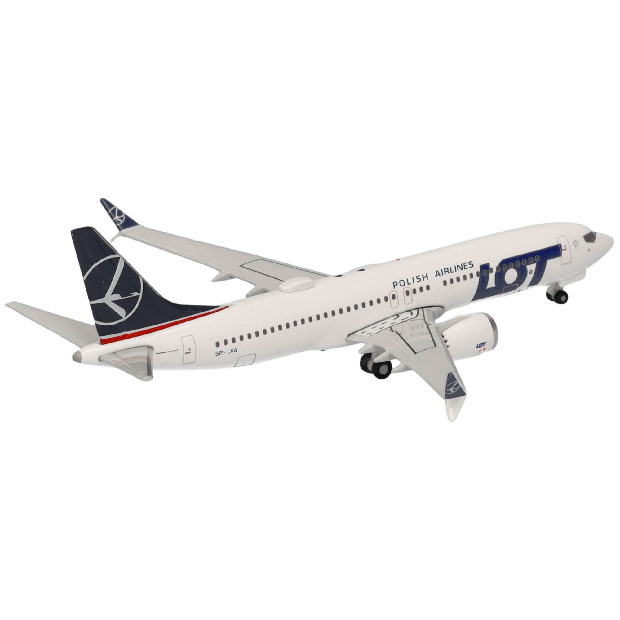 Lot Polish Airlines Boeing 737 Max 8 1:500 Herpa Wings Flugzeugmodell