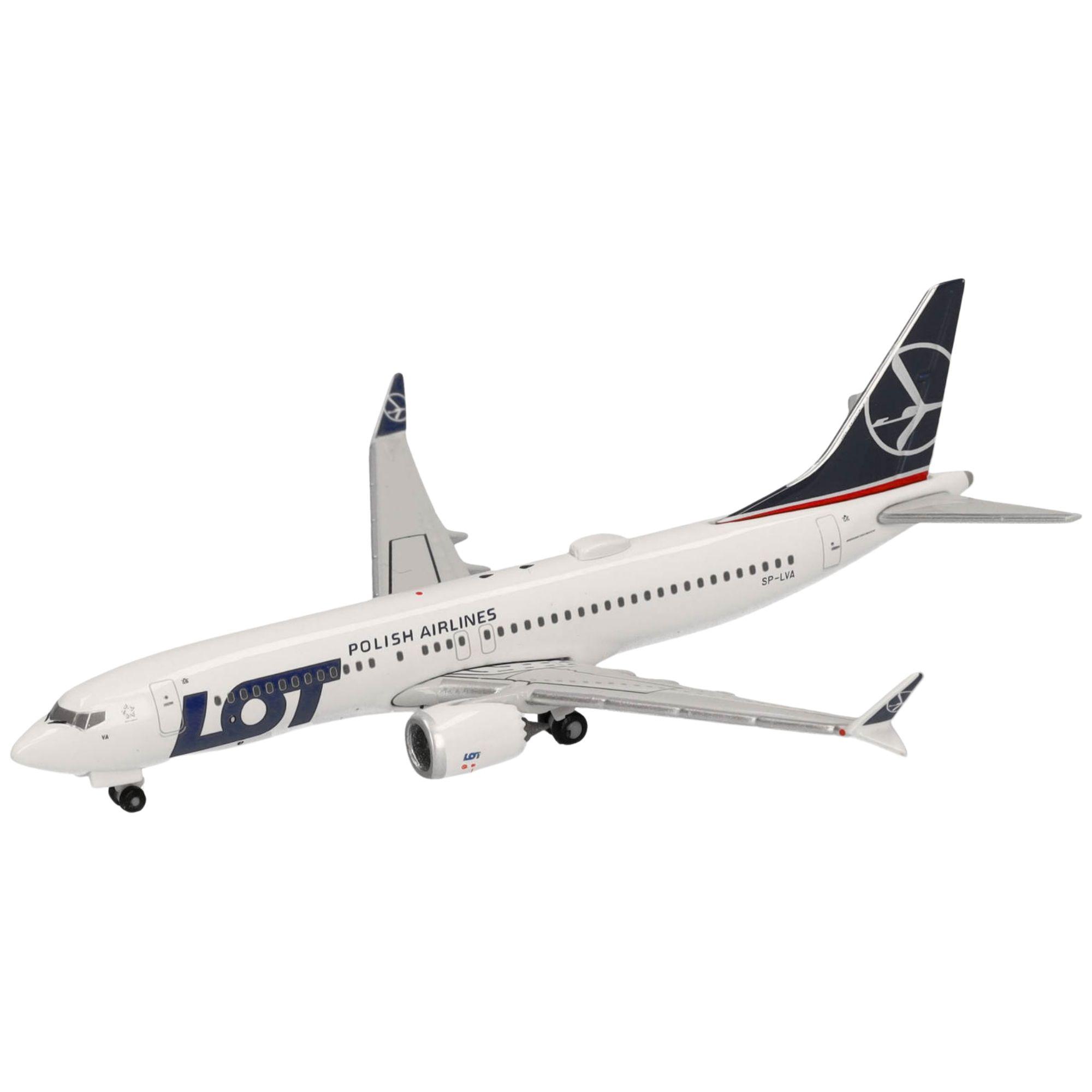 Lot Polish Airlines Boeing 737 Max 8 1:500 Herpa Wings Flugzeugmodell
