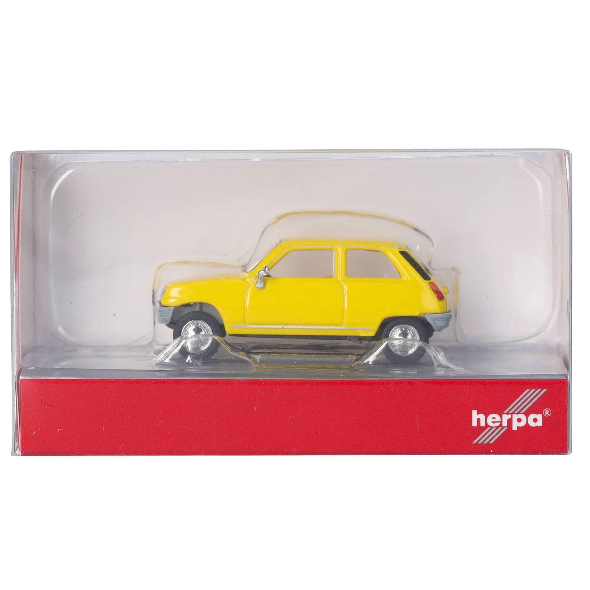 Renault R5 gelb 1:87 Herpa