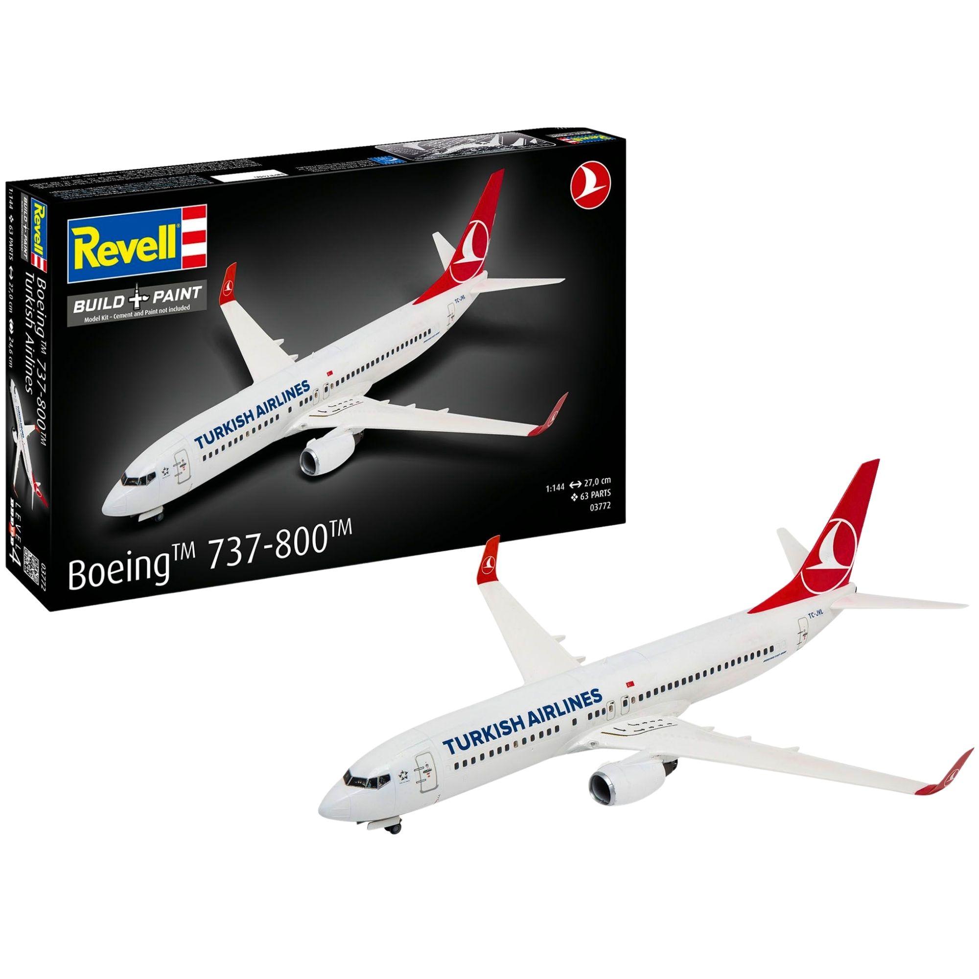 Revell Modellbausatz Turkish Airlines Boeing 737-800 (1:144)
