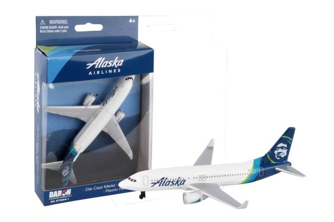 Daron Spielzeugflugzeug Alaska Airlines