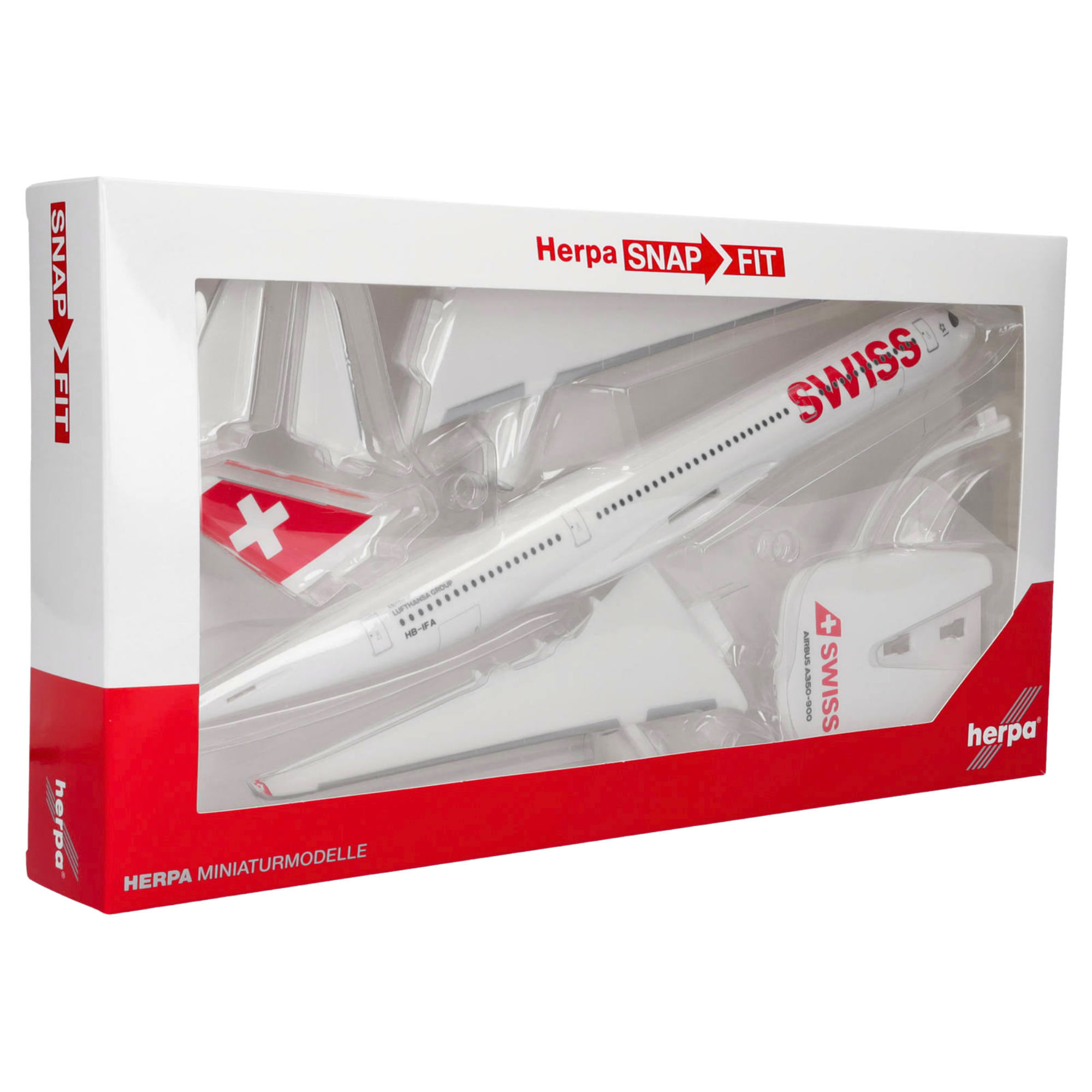 Swiss International Air Lines Airbus A350 1:200 Herpa Snap-Fit Flugzeugmodell